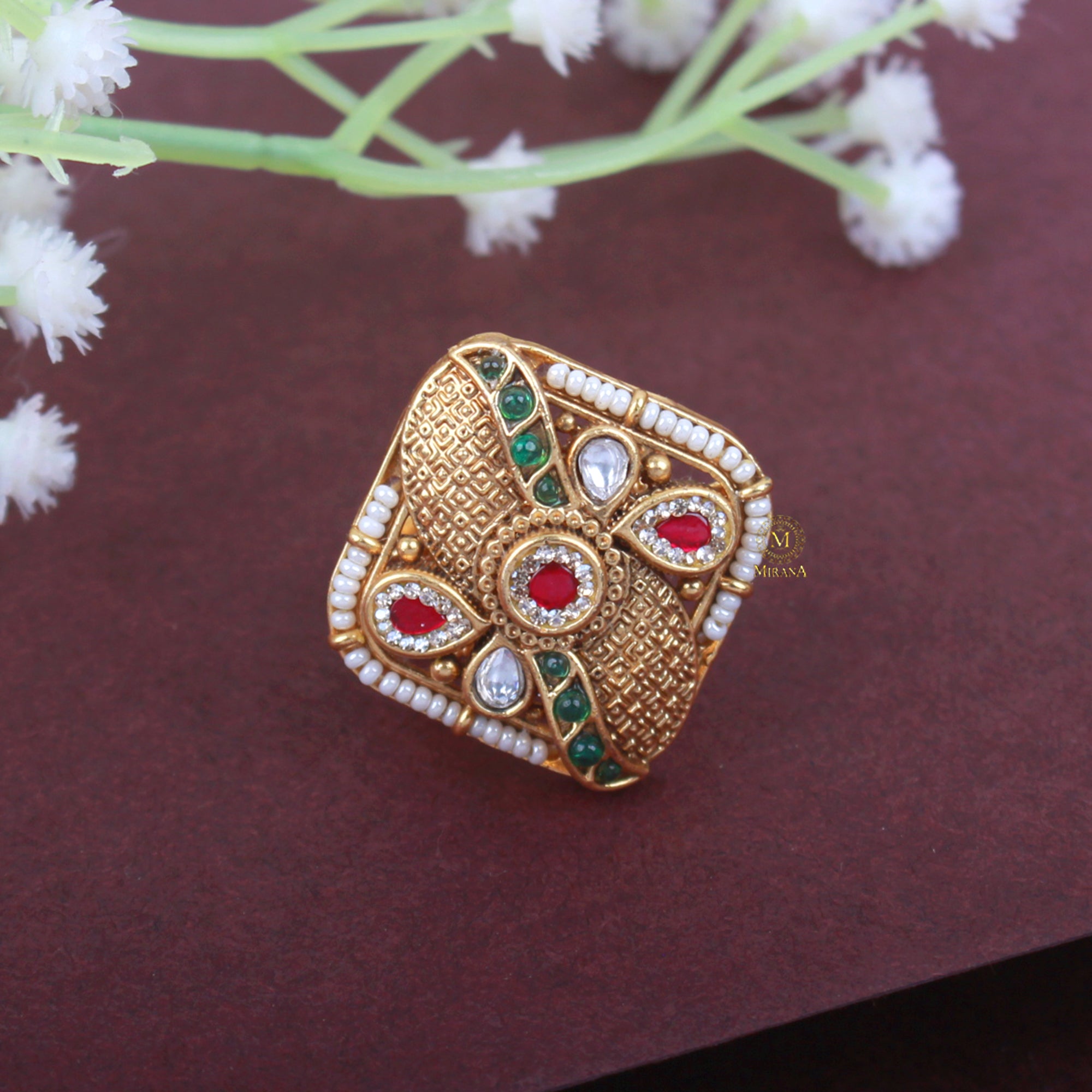 Suryashi Antique Designer Ring