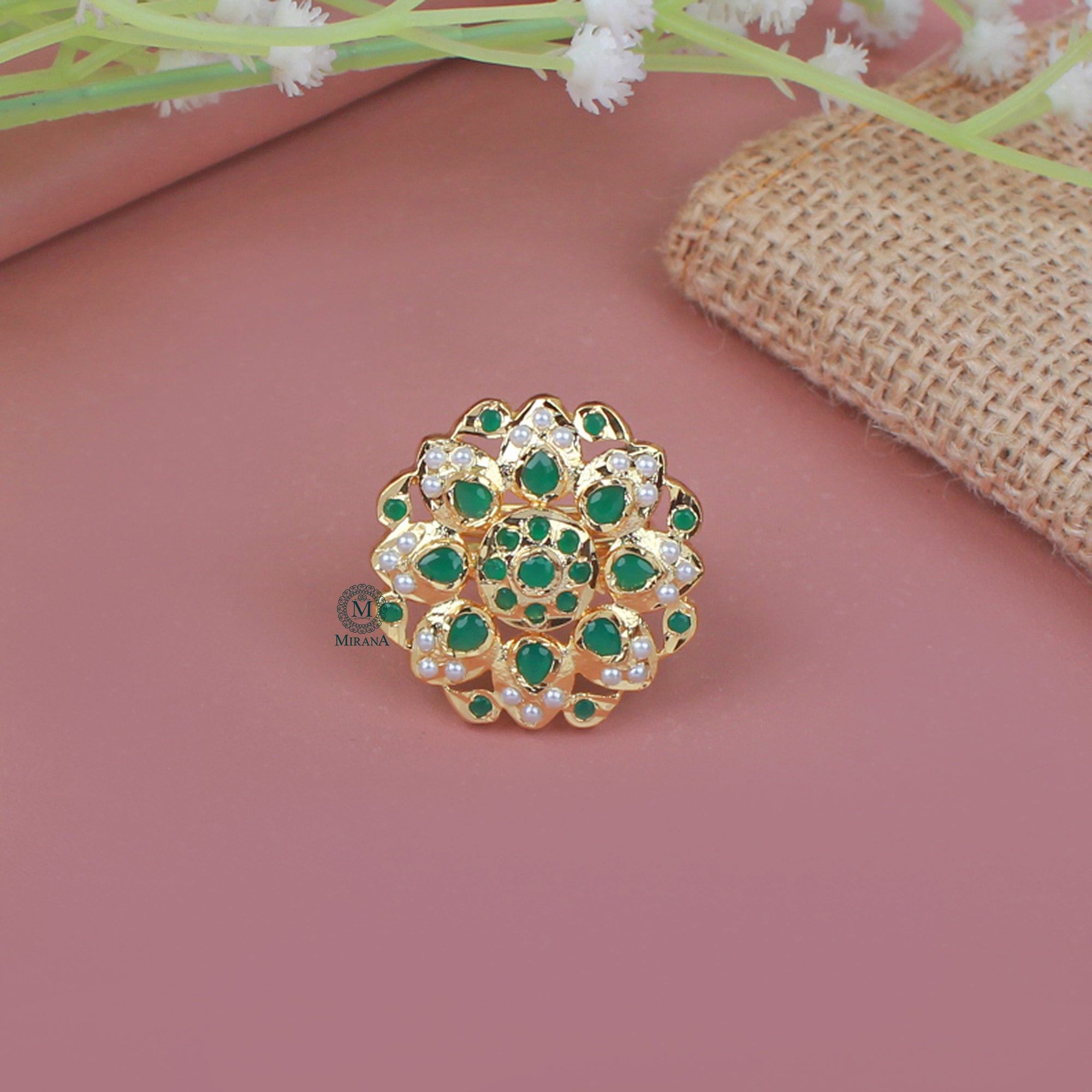 Chavi Jadau Designer Ring