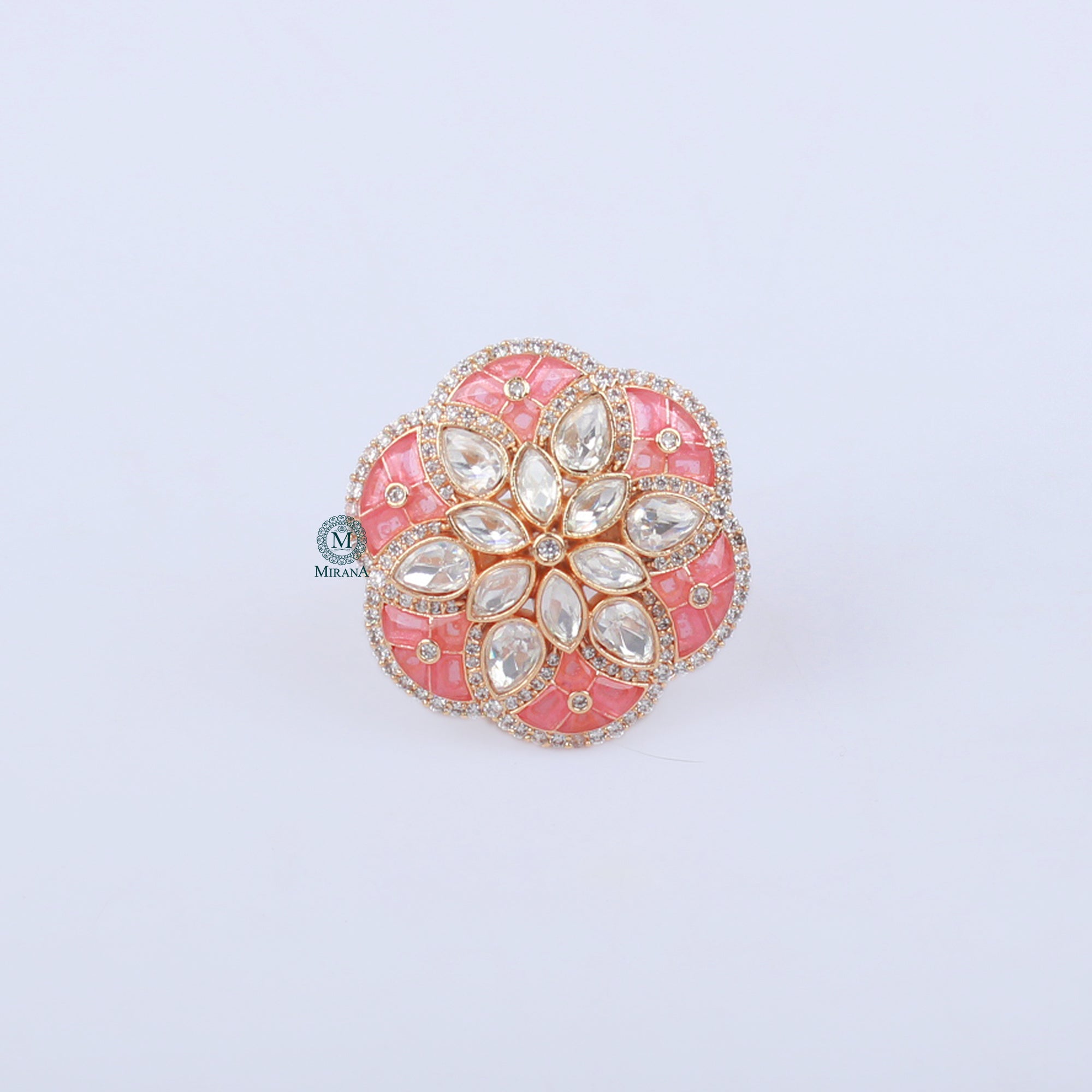 Leela Polki Designer Ring