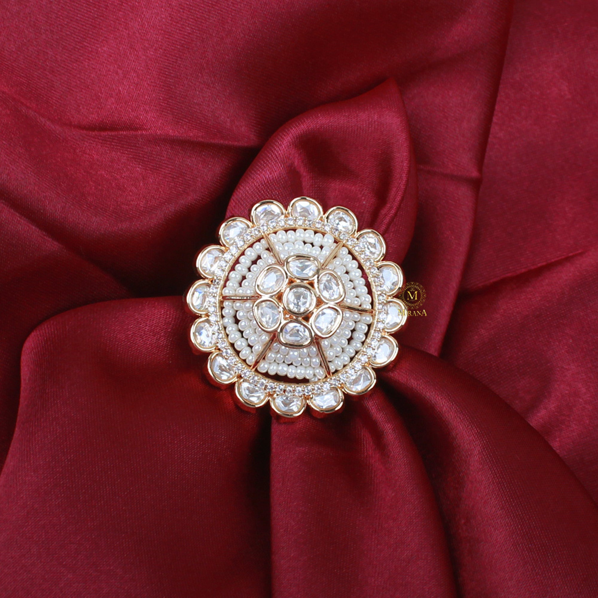 Roop Pearl Designer Ring