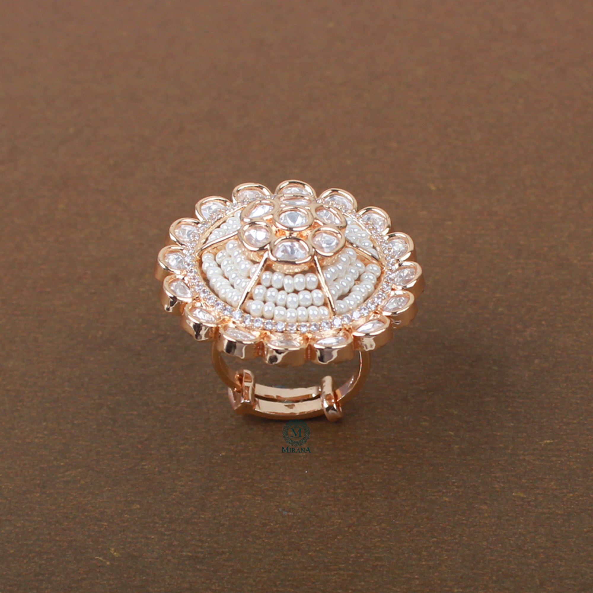 Roop Pearl Designer Ring