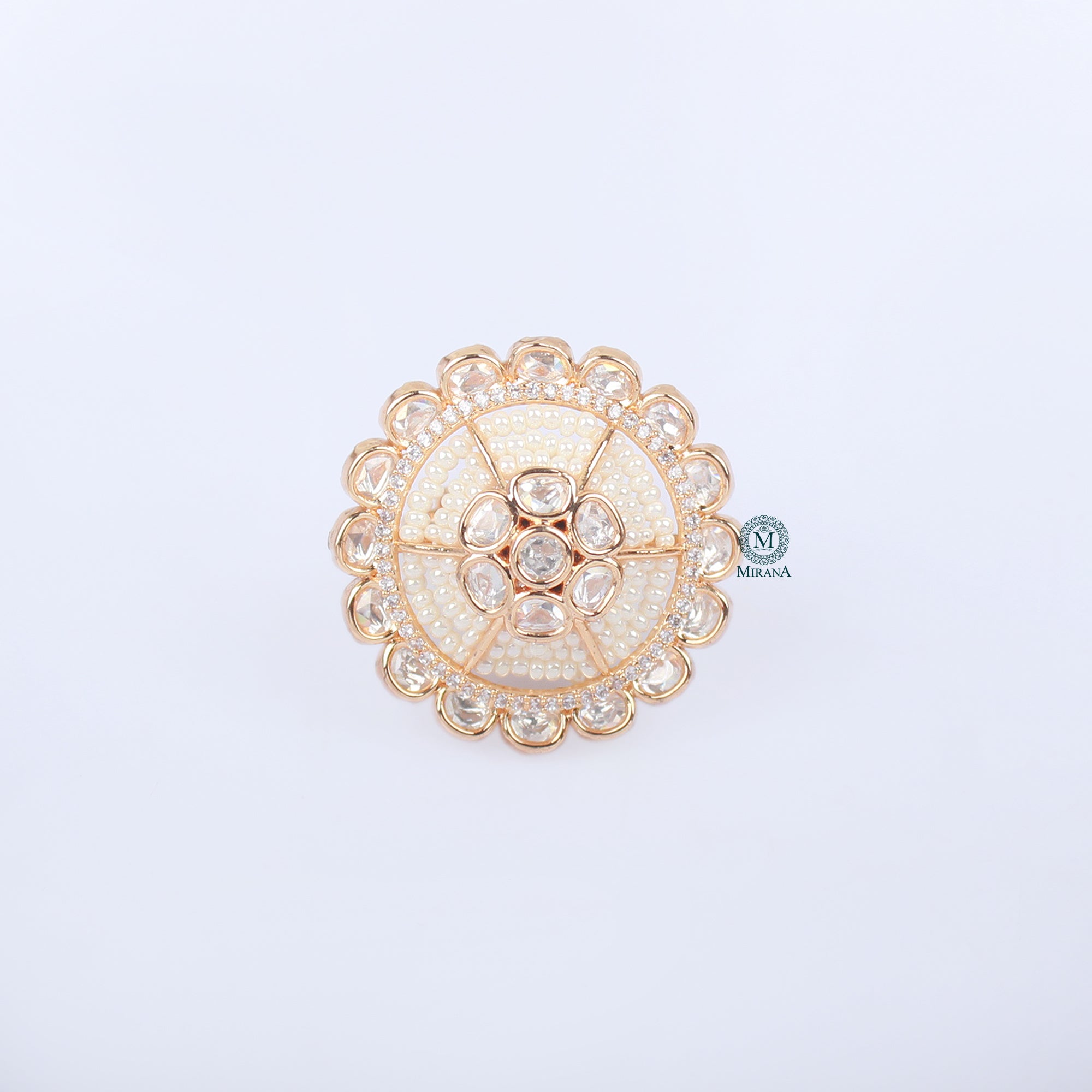 Roop Pearl Designer Ring