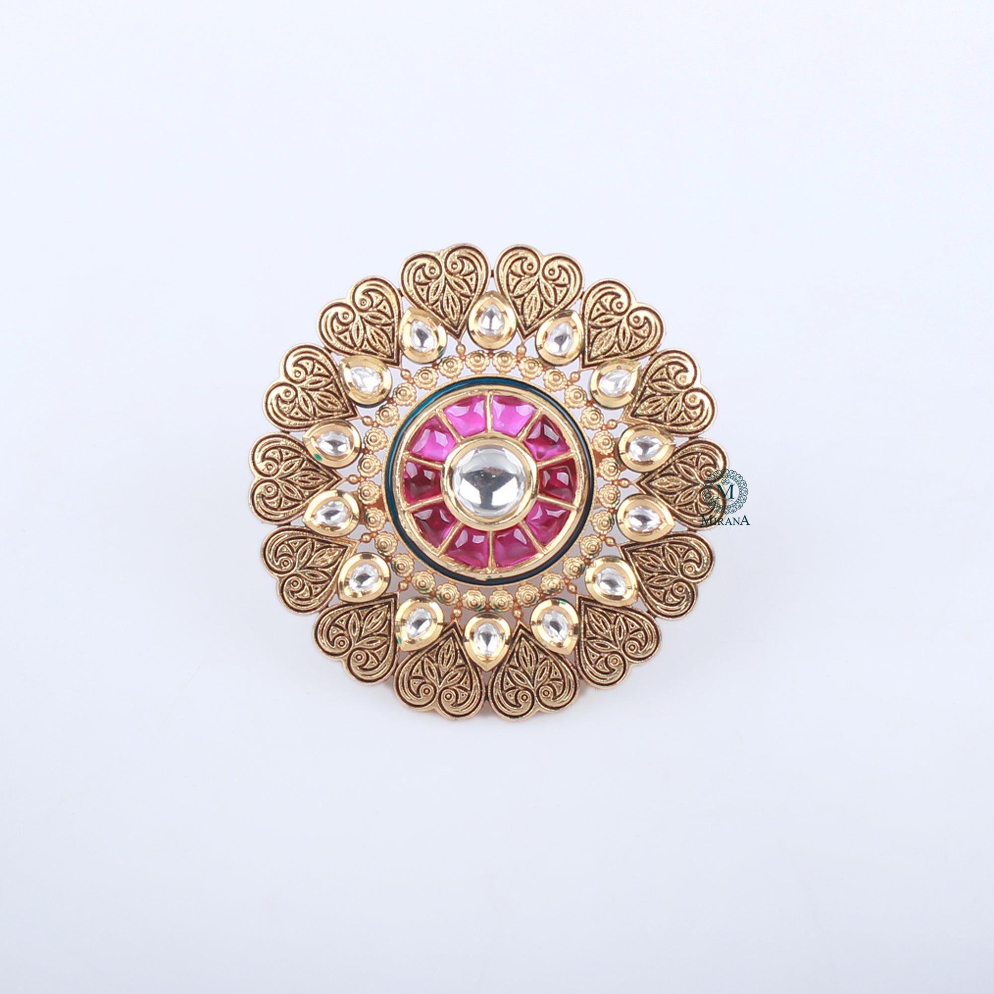 Vrinda Ruby Designer Ring