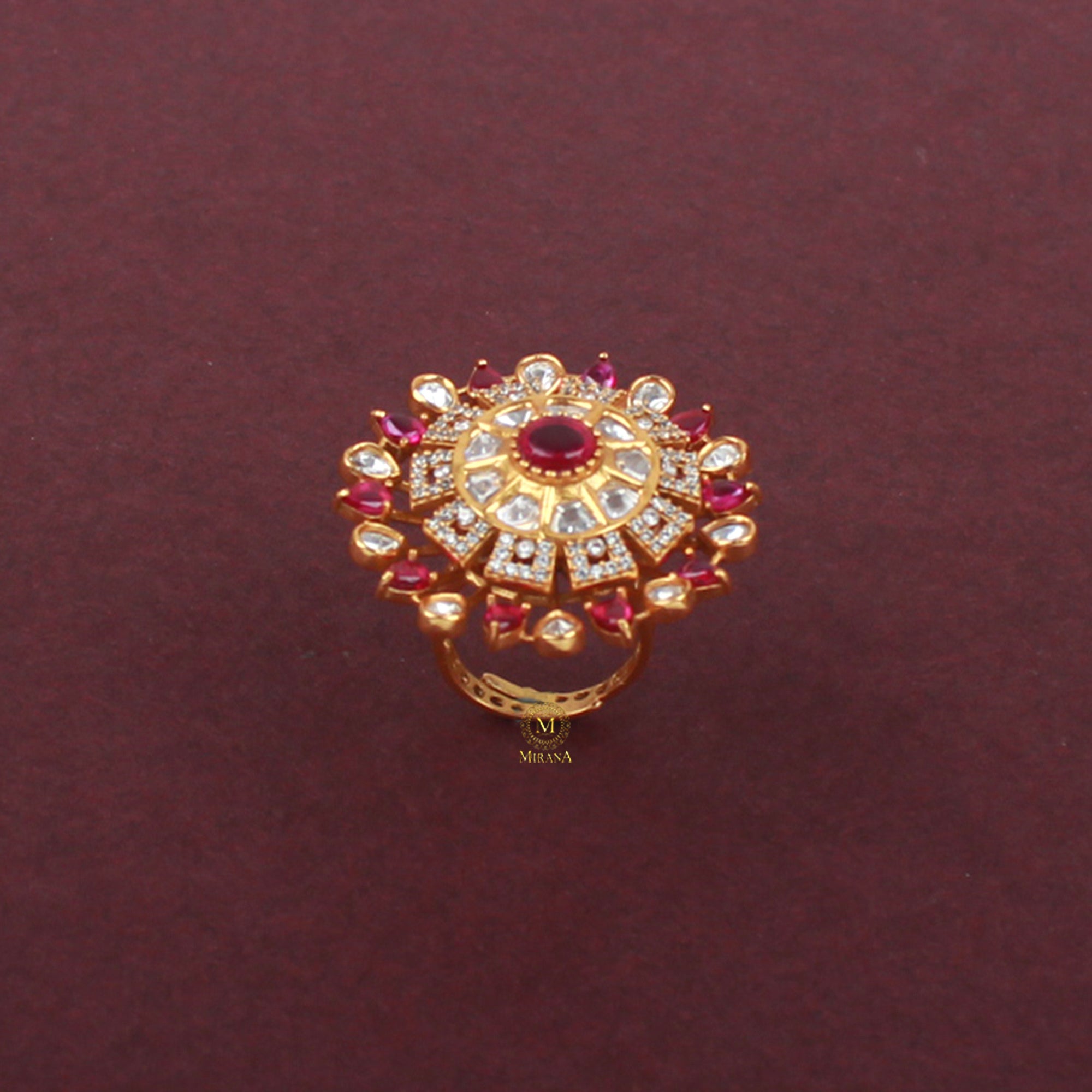 Dhriti Polki Designer Ring