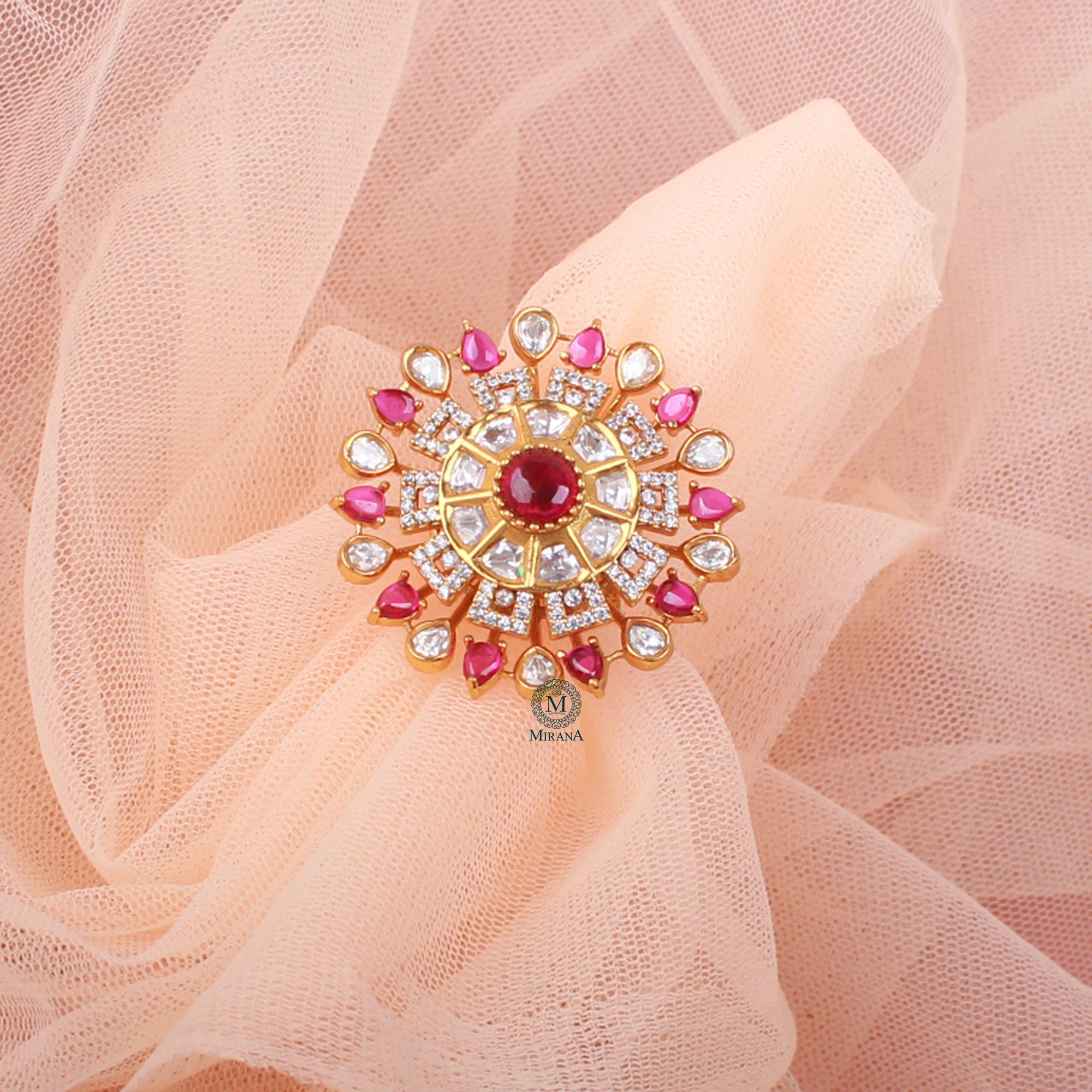 Dhriti Polki Designer Ring