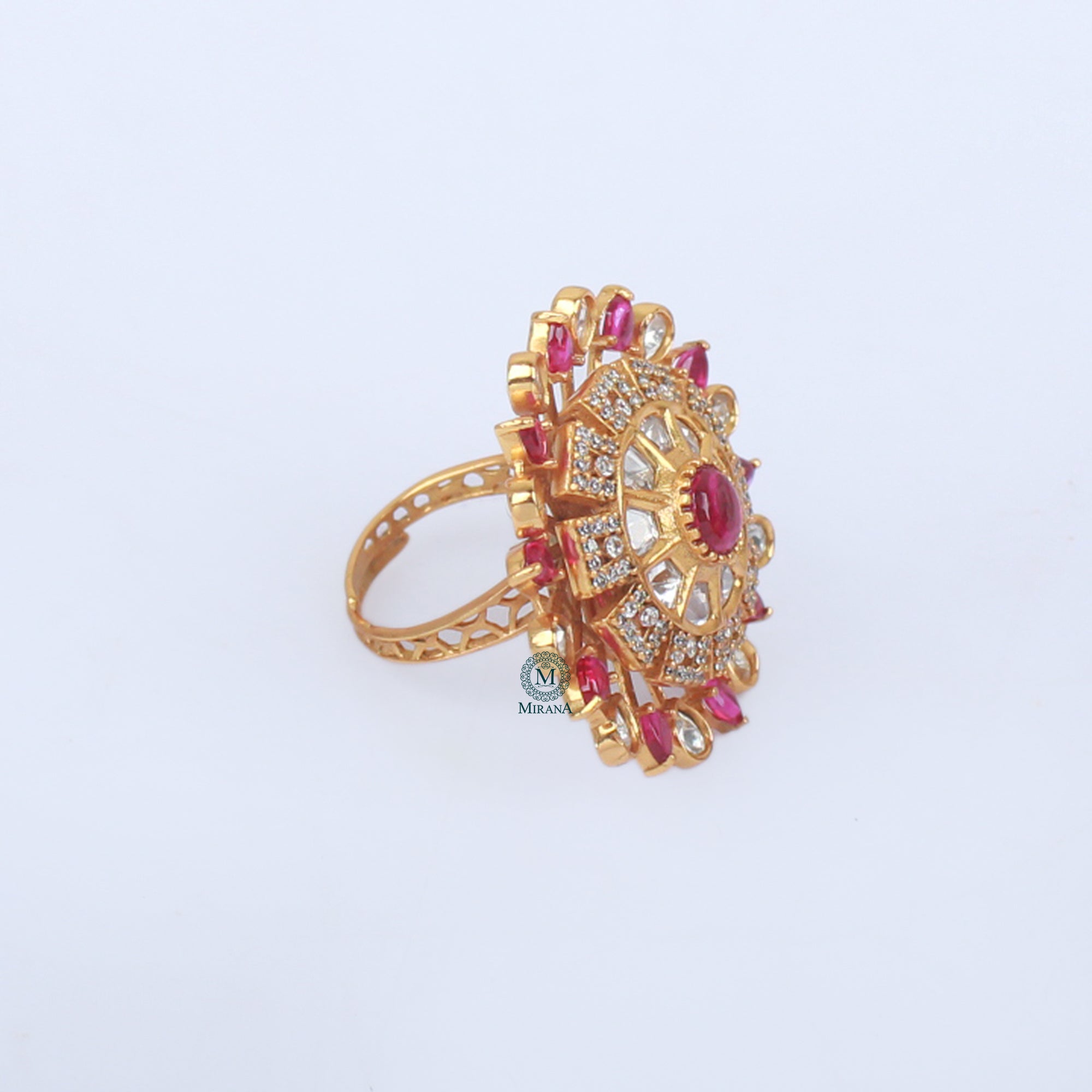 Dhriti Polki Designer Ring