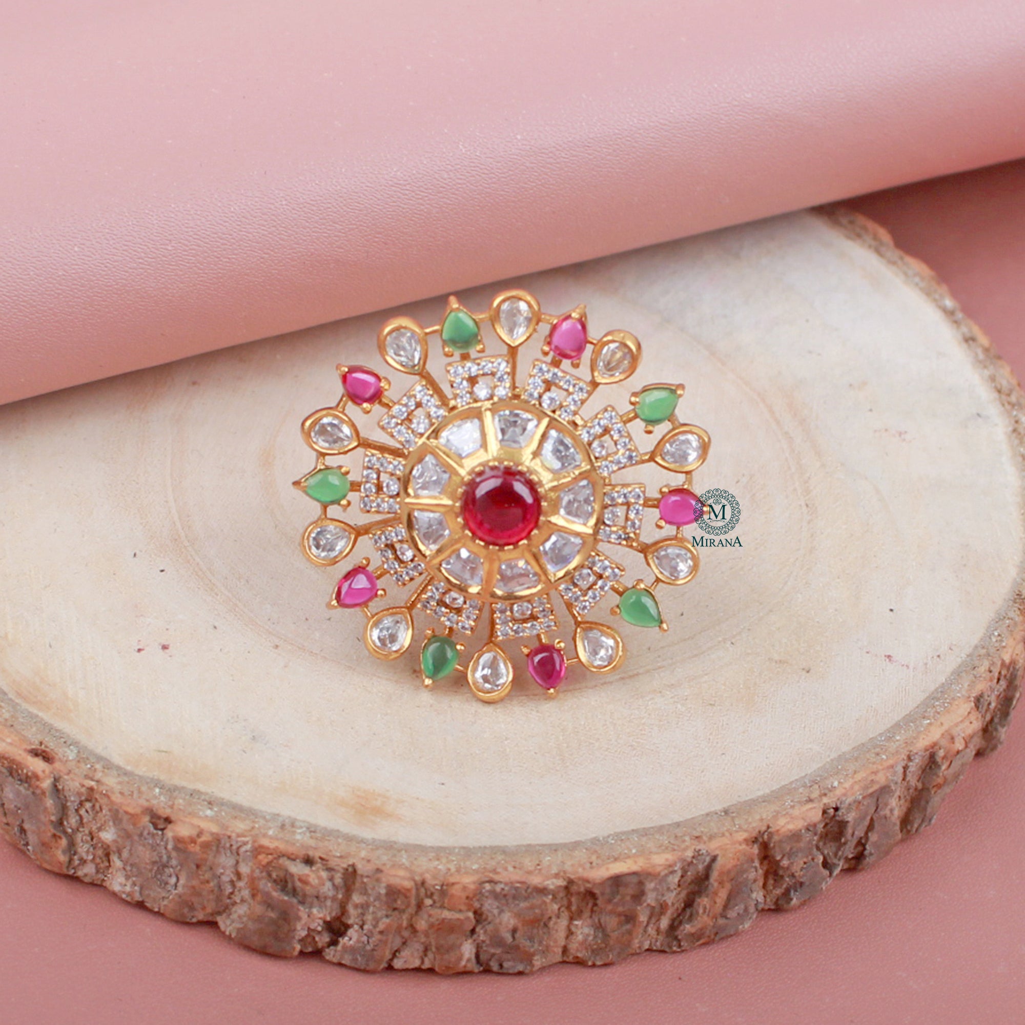 Dhriti Polki Designer Ring