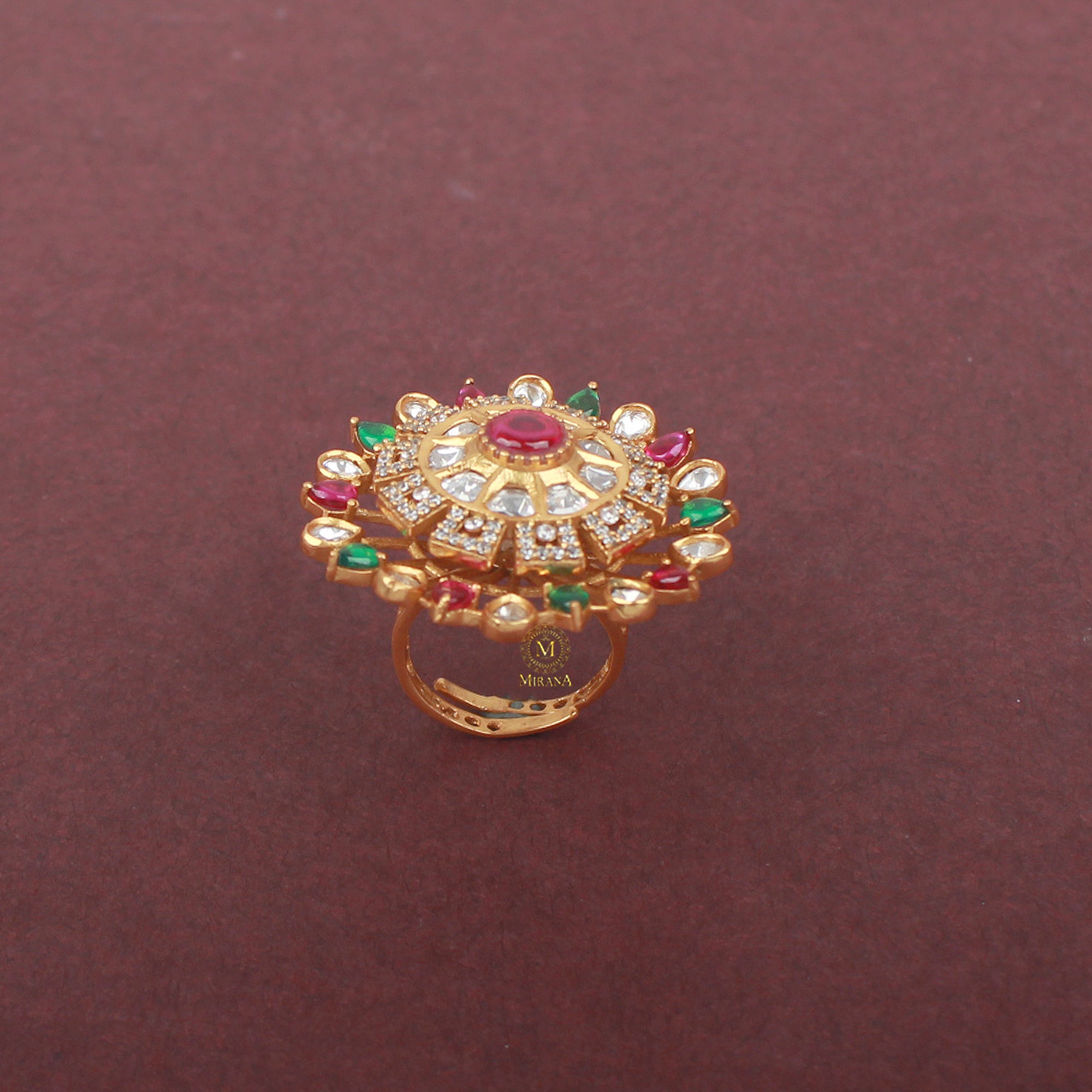 Dhriti Polki Designer Ring
