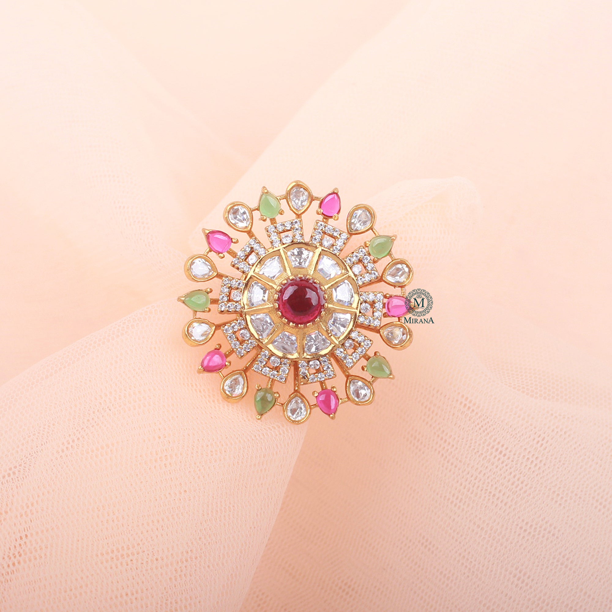 Dhriti Polki Designer Ring