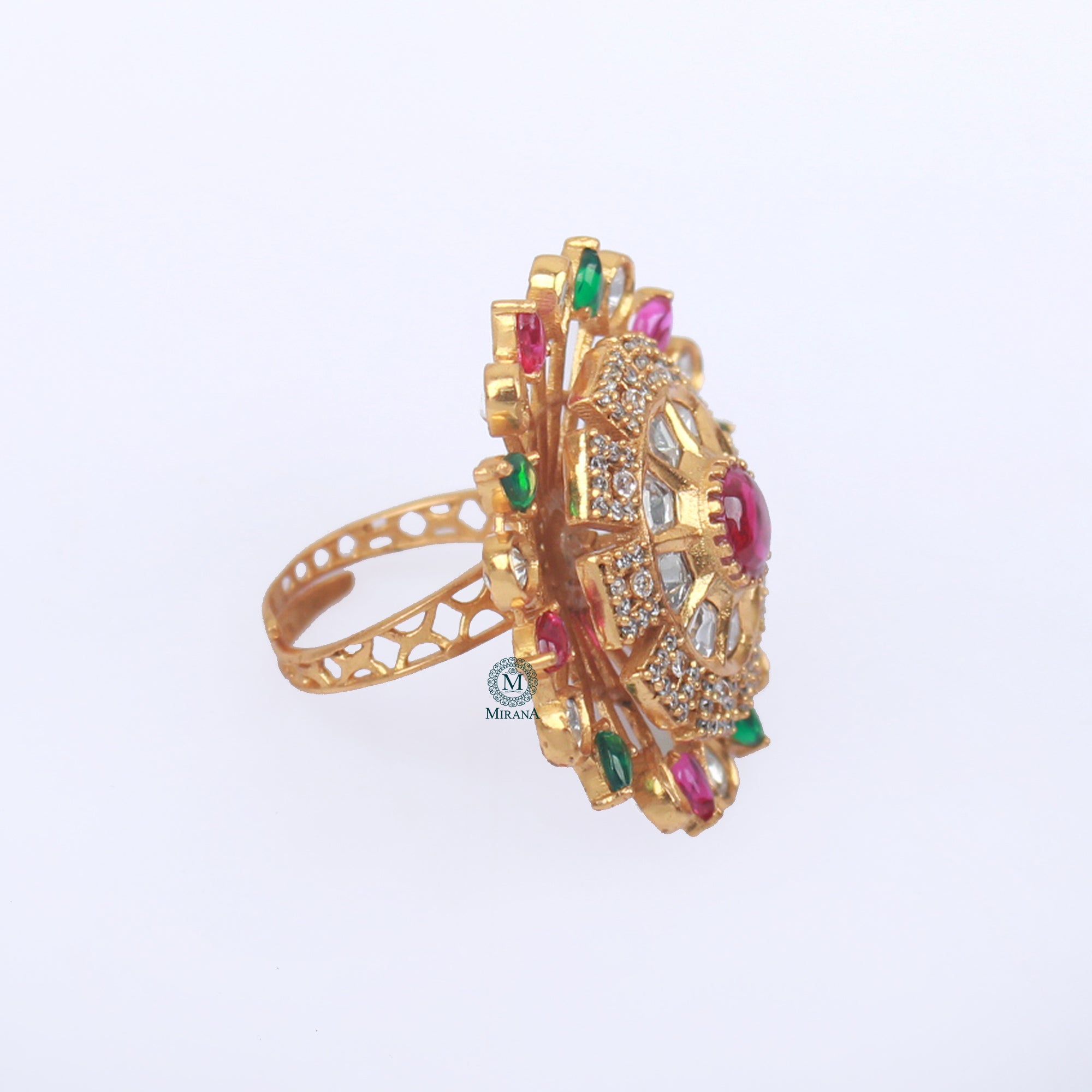 Dhriti Polki Designer Ring