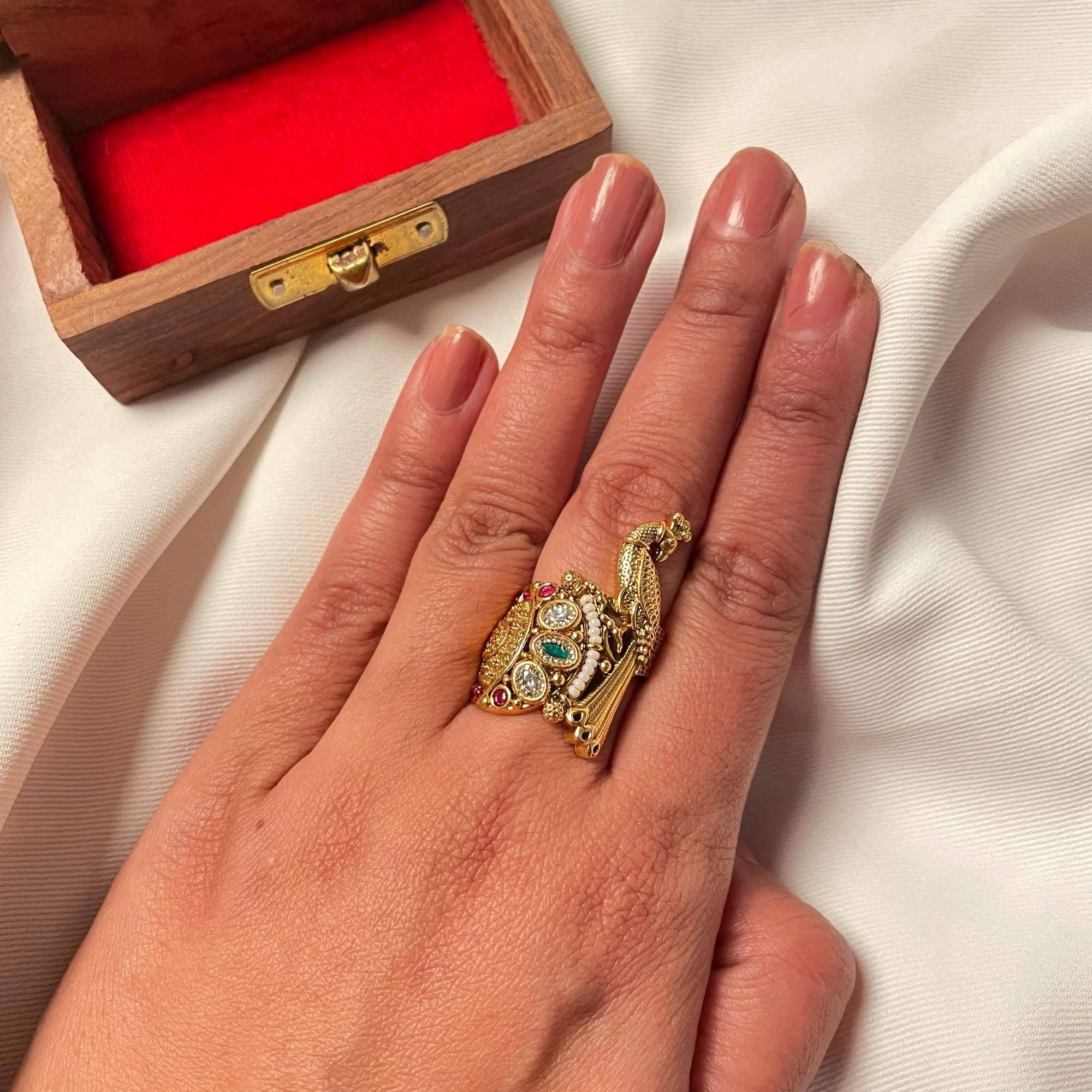 Shikhi Antique Designer Ring