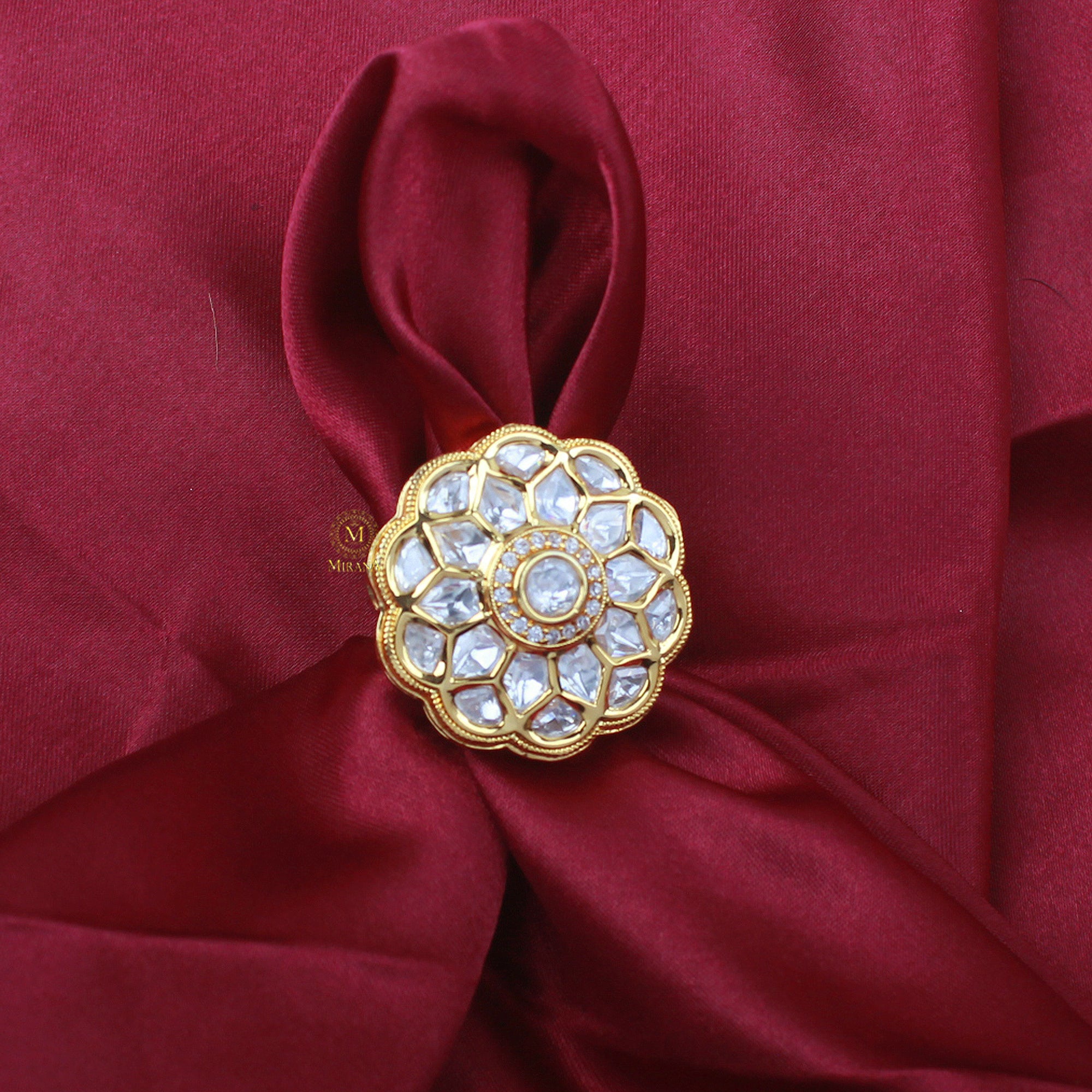 Riva Polki Designer Ring