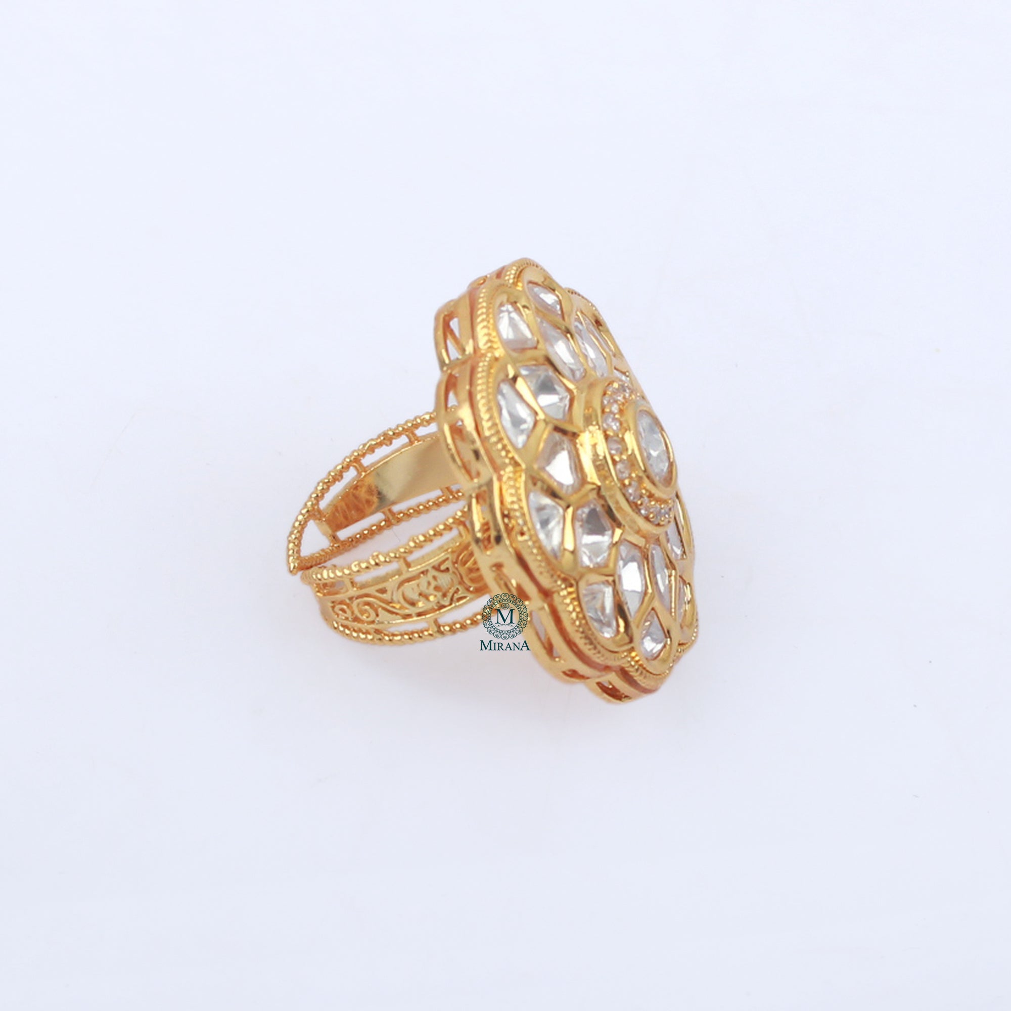 Riva Polki Designer Ring