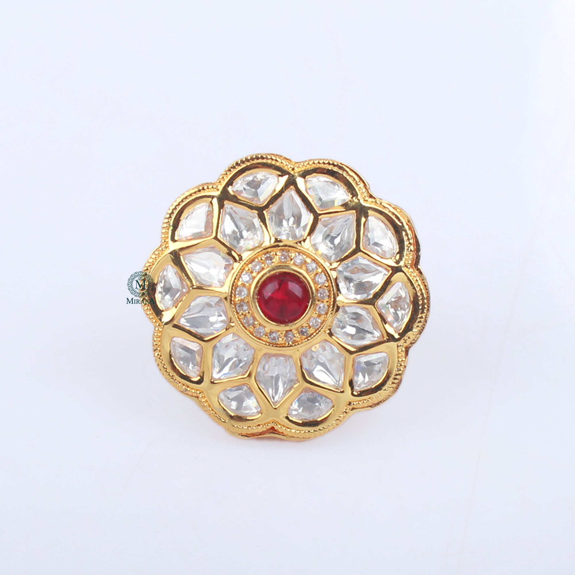 Riva Polki Designer Ring