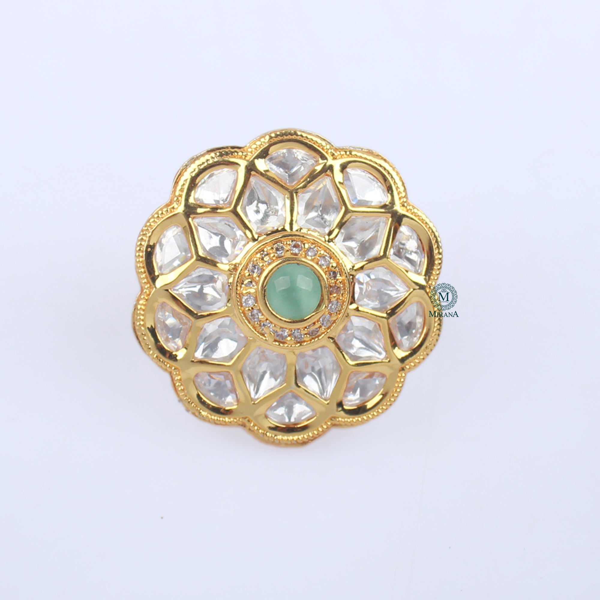 Riva Polki Designer Ring