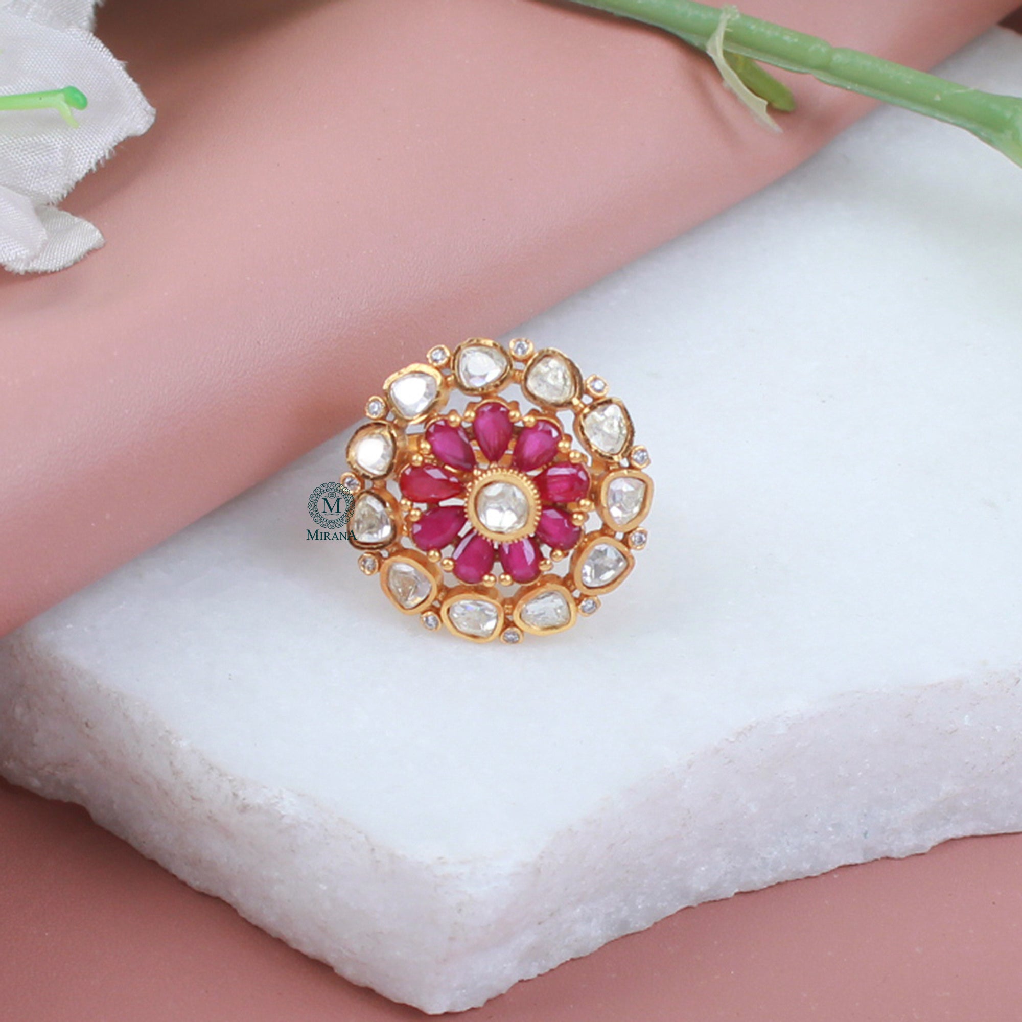 Mehak Moissanite Designer Ring