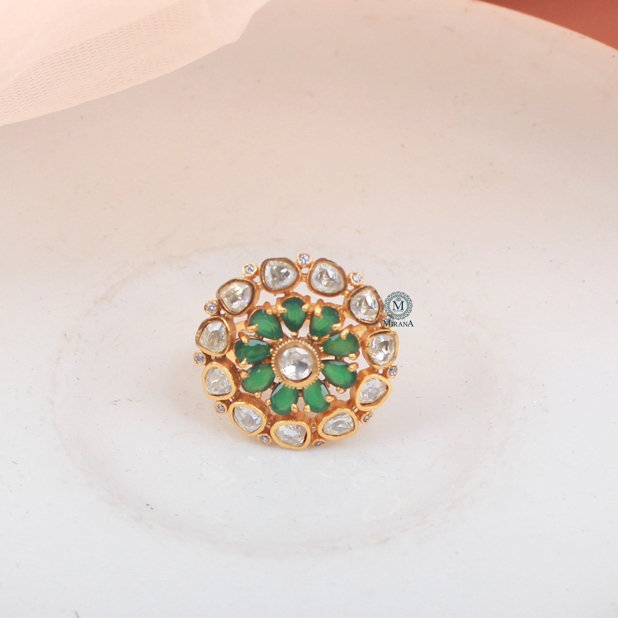 Mehak Moissanite Designer Ring