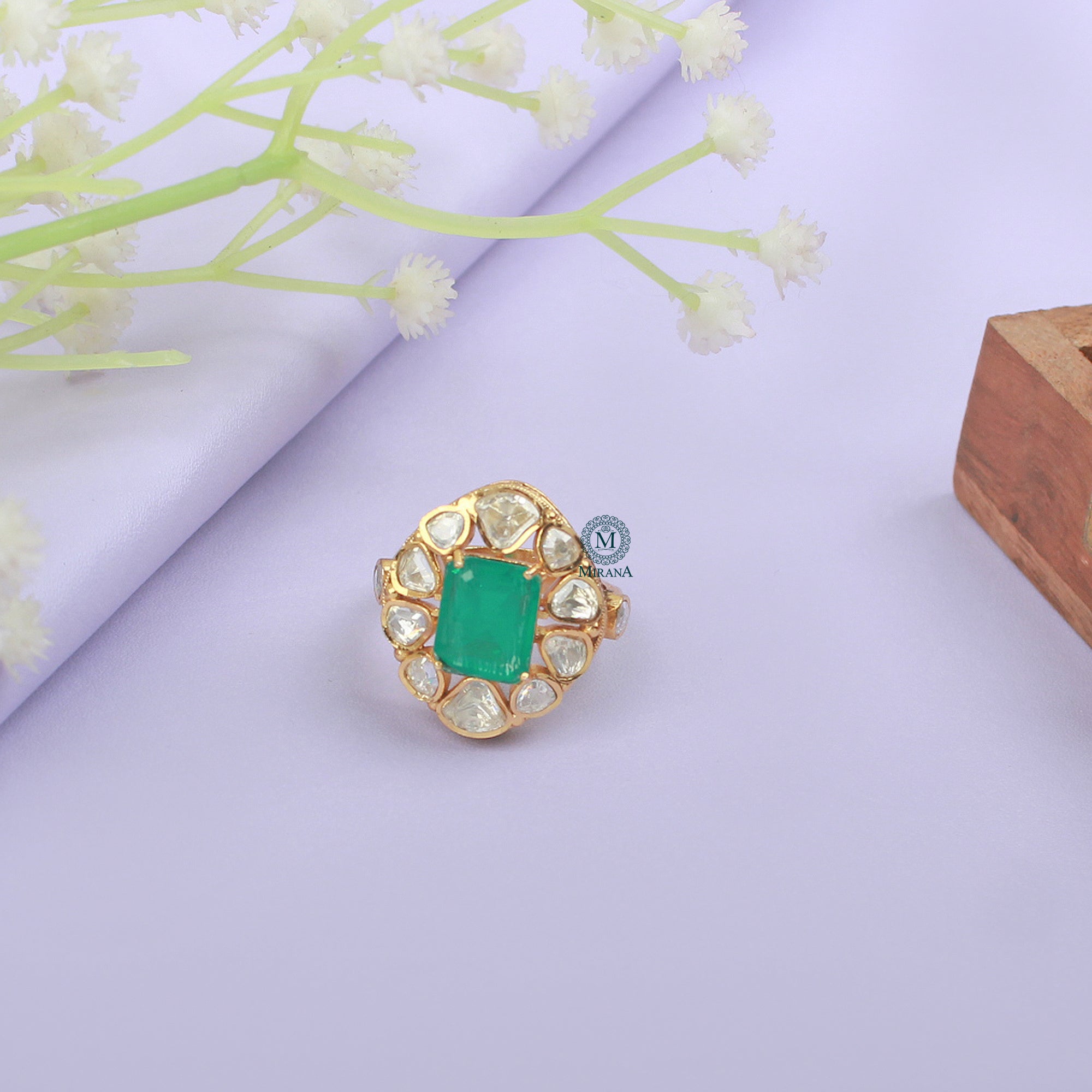 Worisha Moissanite Designer Ring