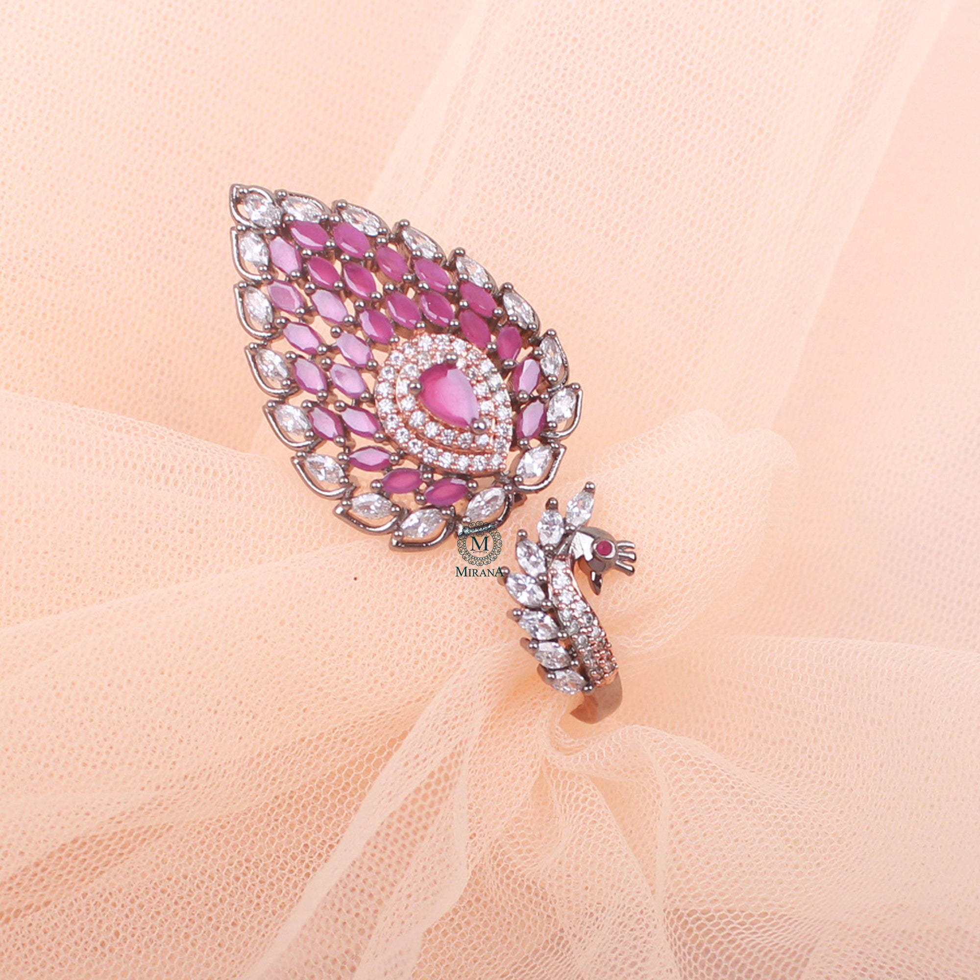 Jaylie CZ Designer Ring