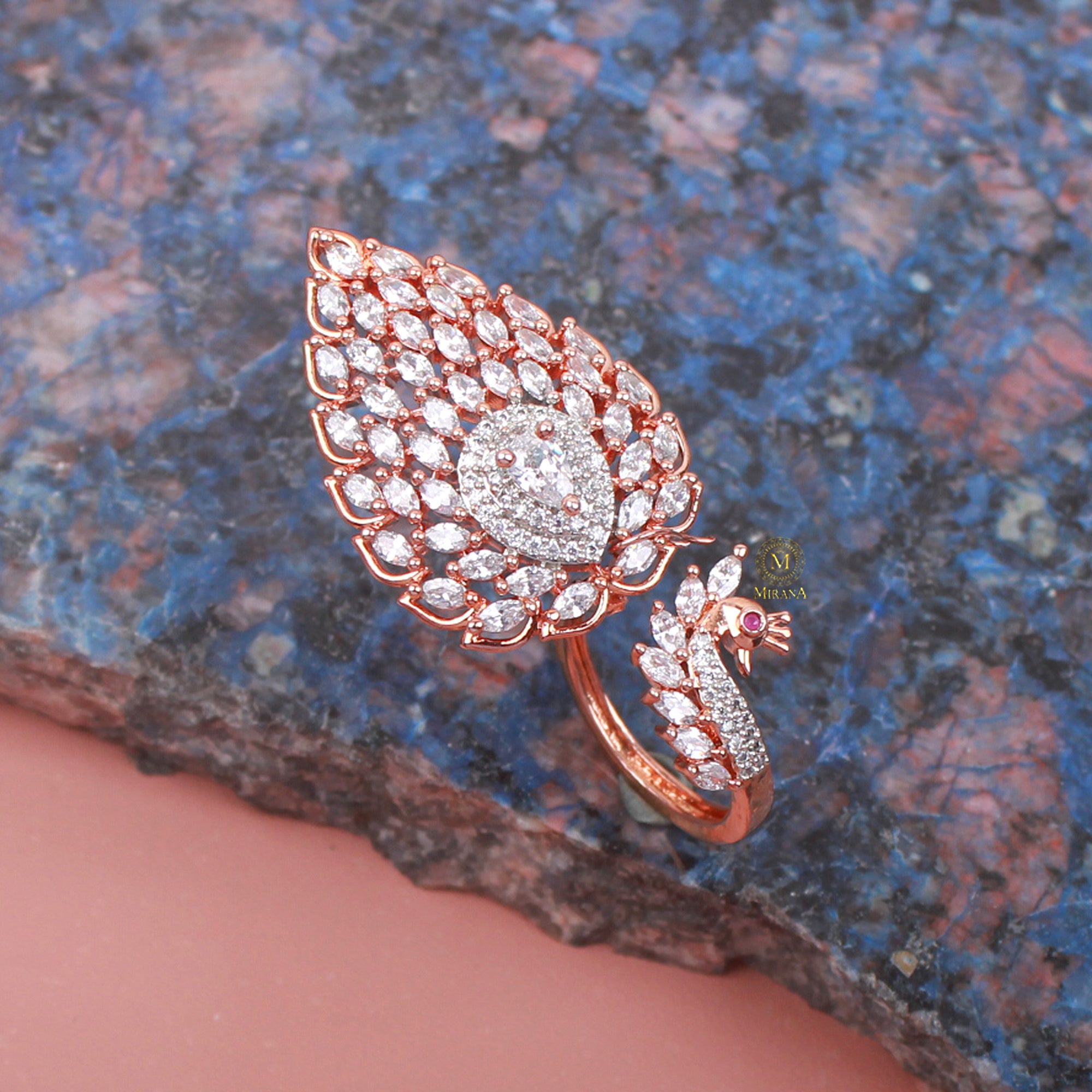 Jaylie CZ Designer Ring