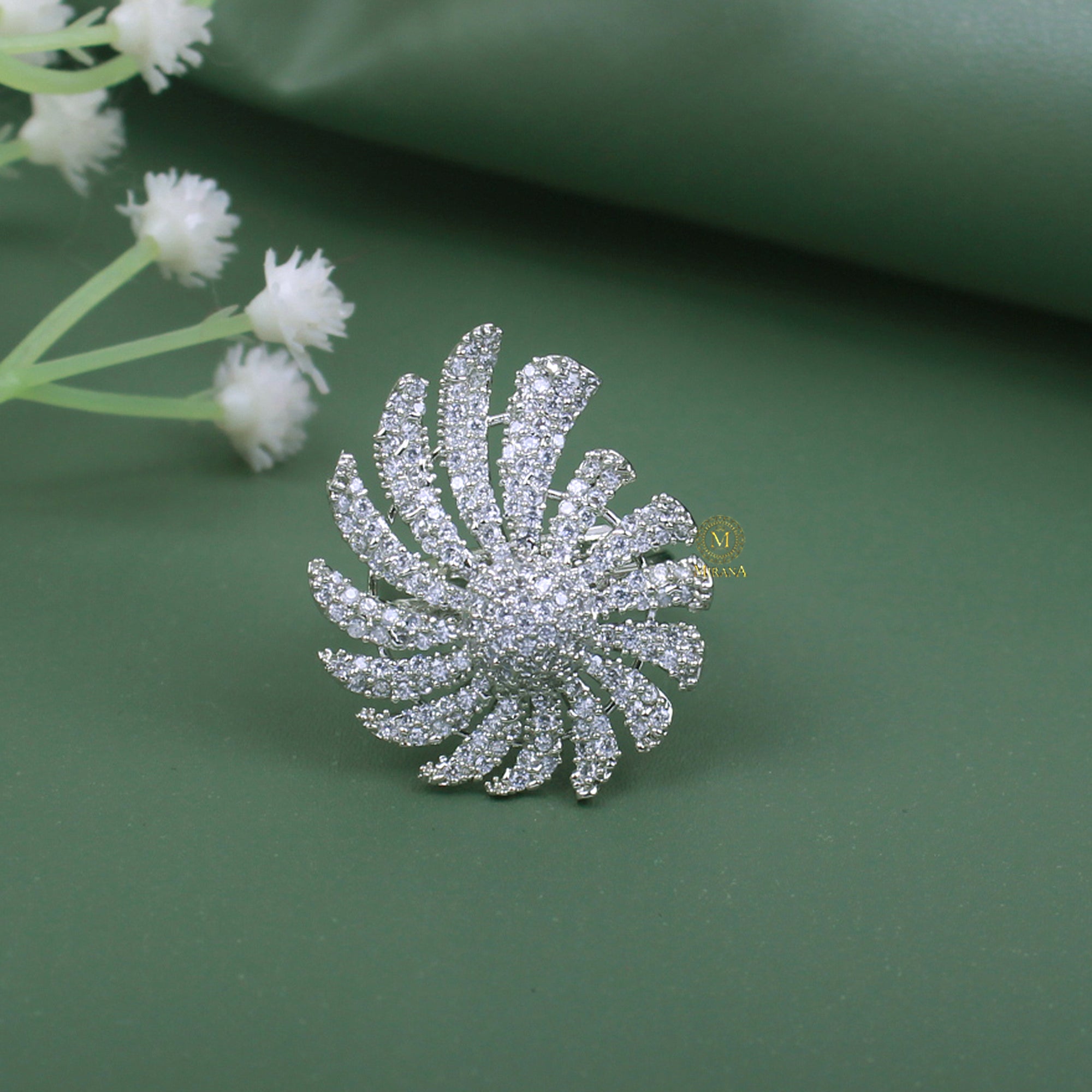 Elara CZ Designer Ring