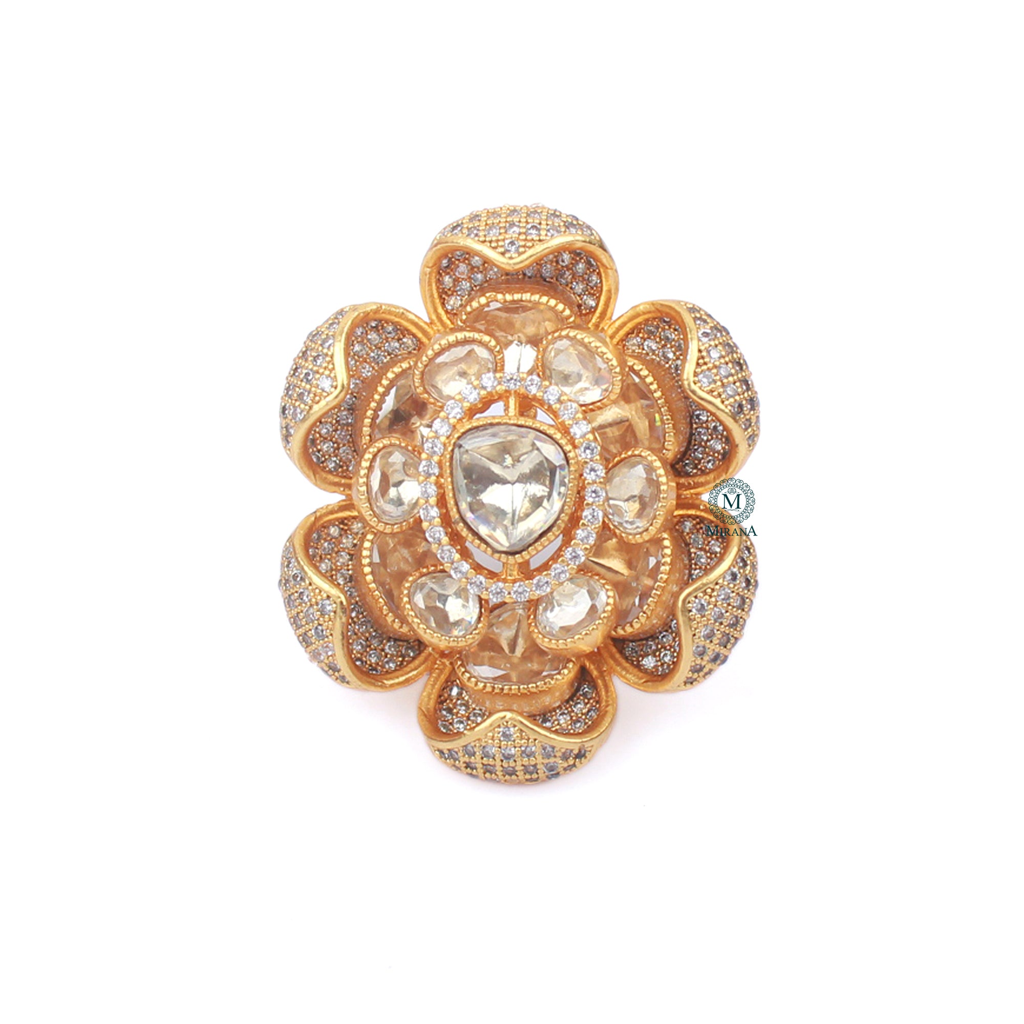 Mishti Moissanite Designer Ring