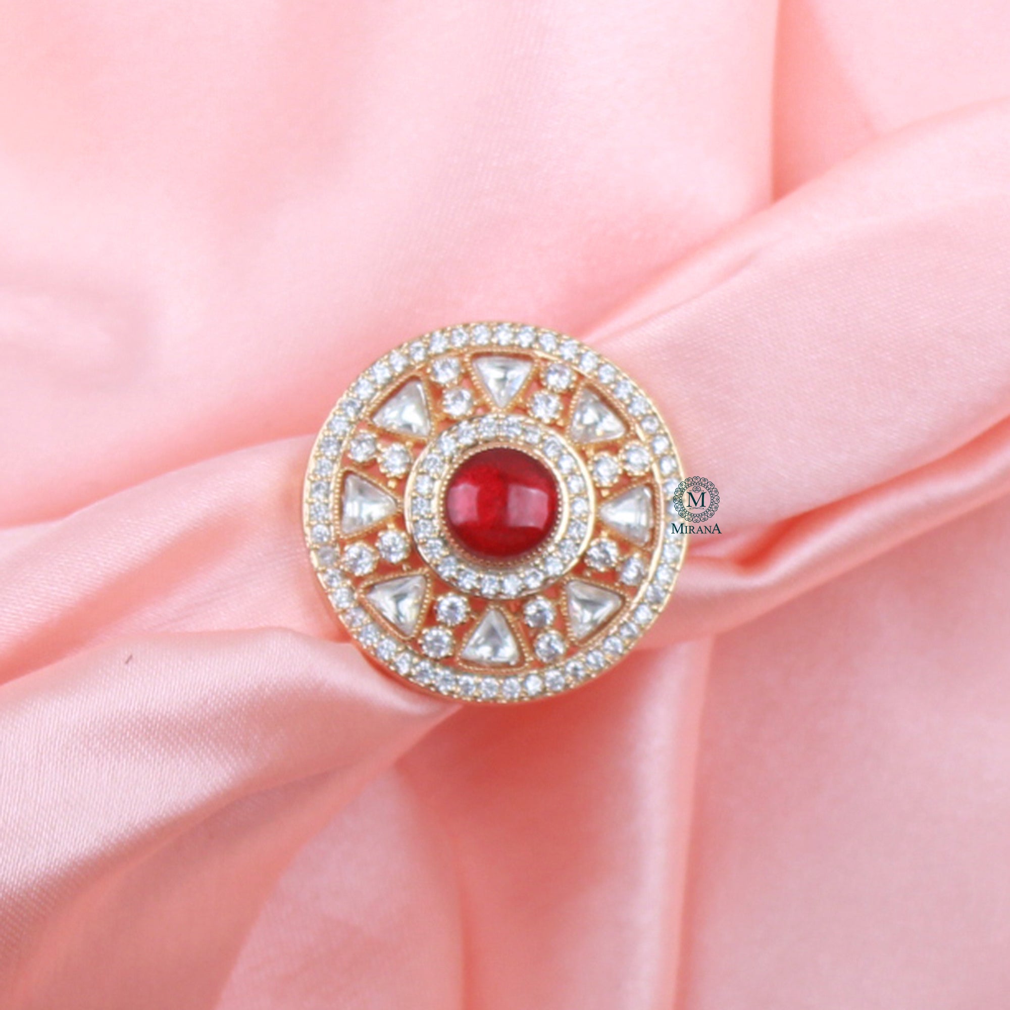 Priya Polki Designer Ring