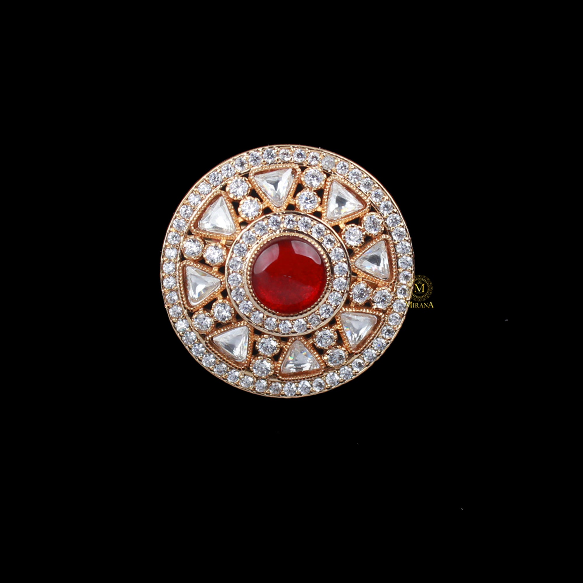 Priya Polki Designer Ring