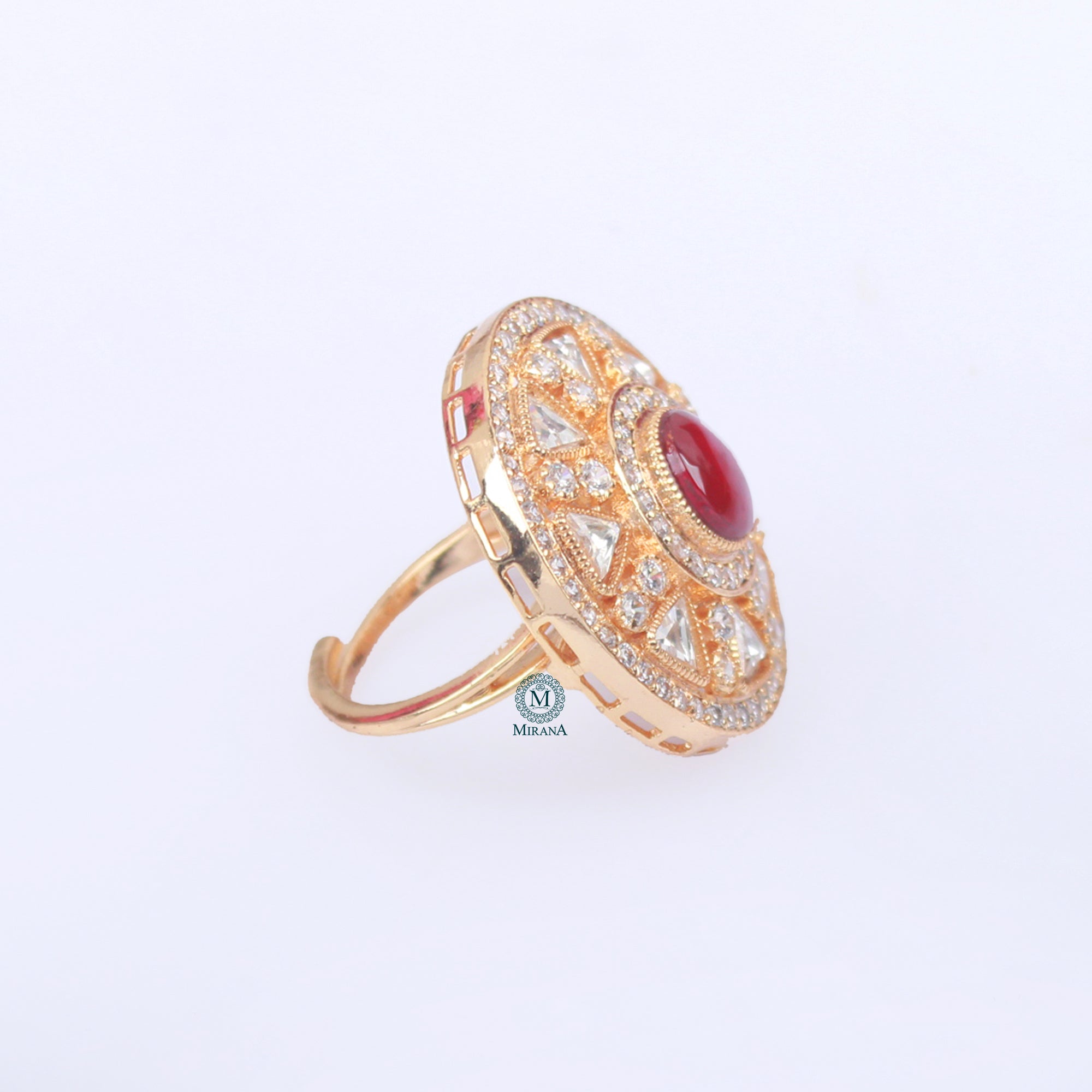 Priya Polki Designer Ring