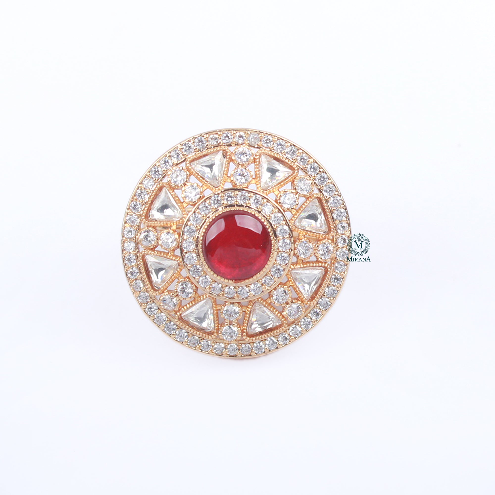 Priya Polki Designer Ring