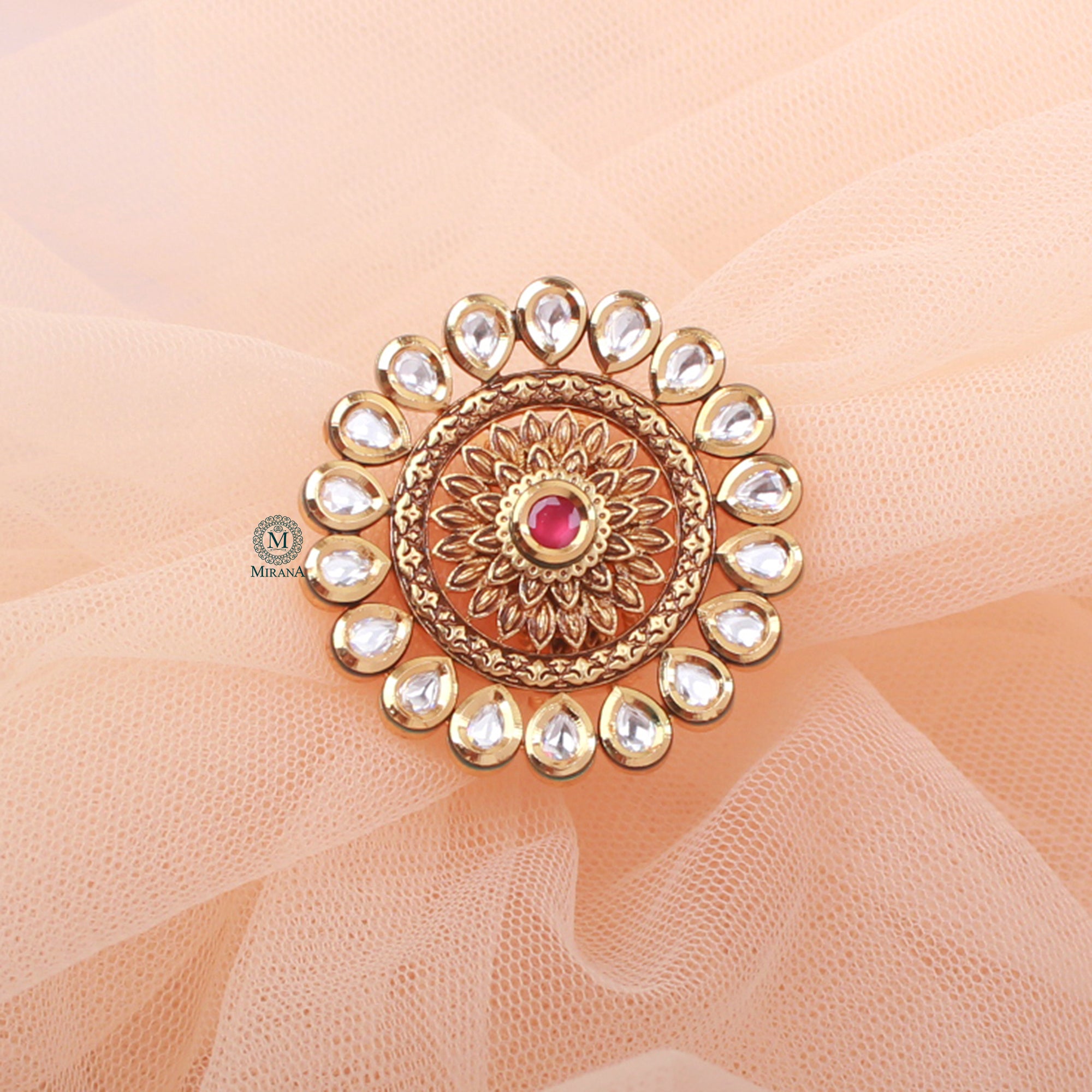 Divya Polki Designer Ring