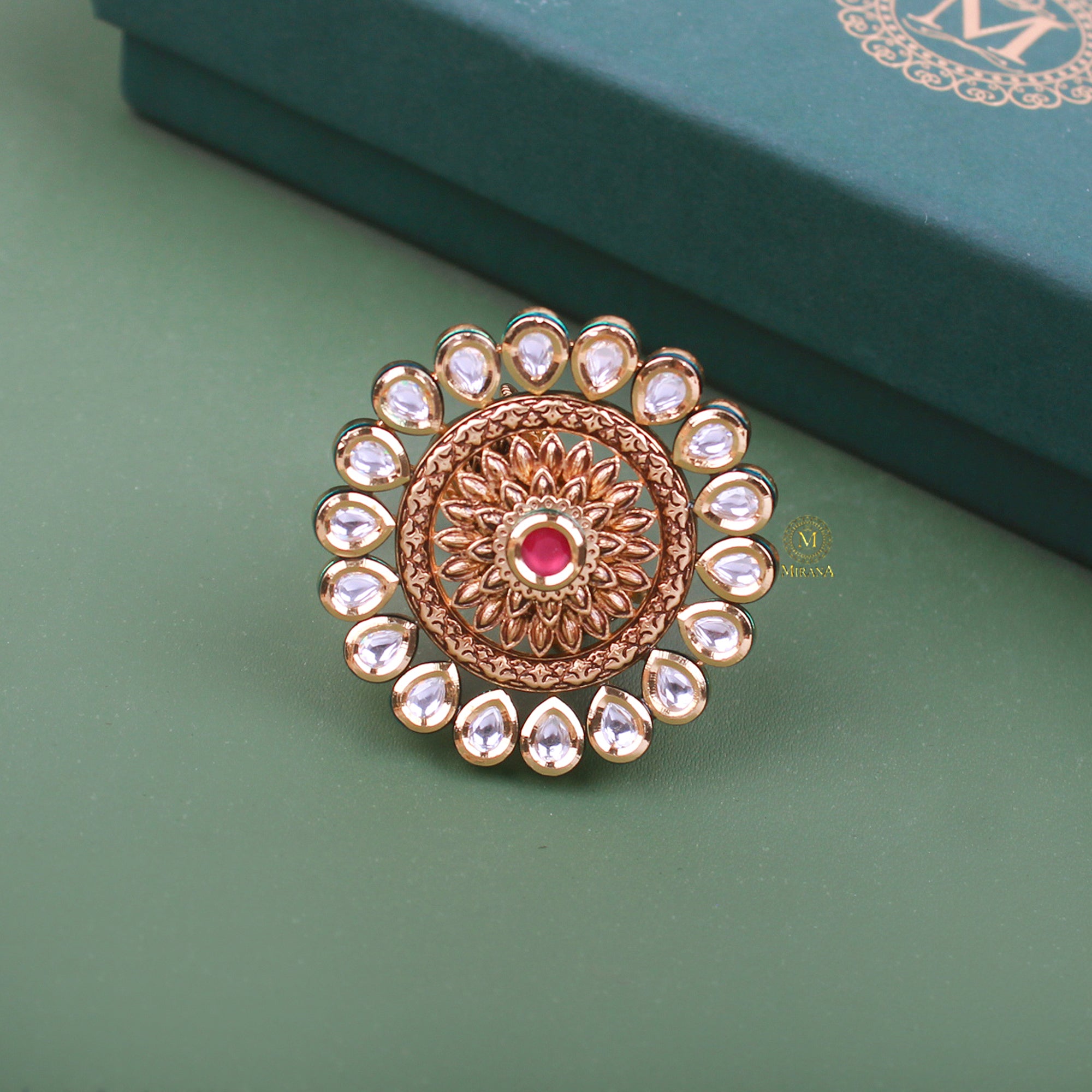Divya Polki Designer Ring