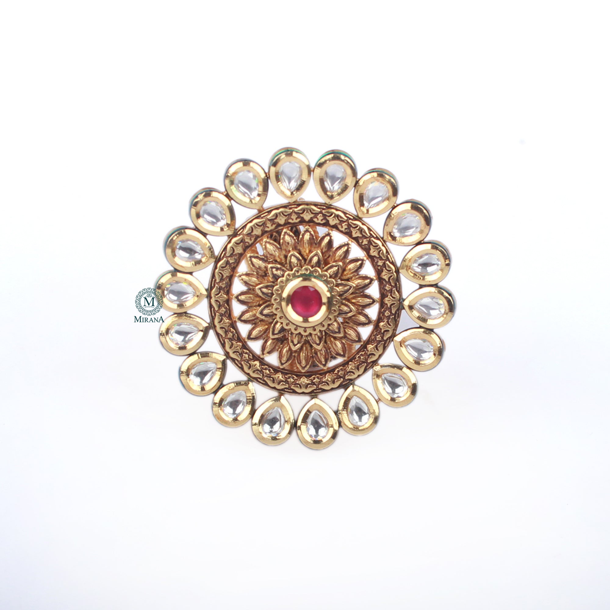 Divya Polki Designer Ring