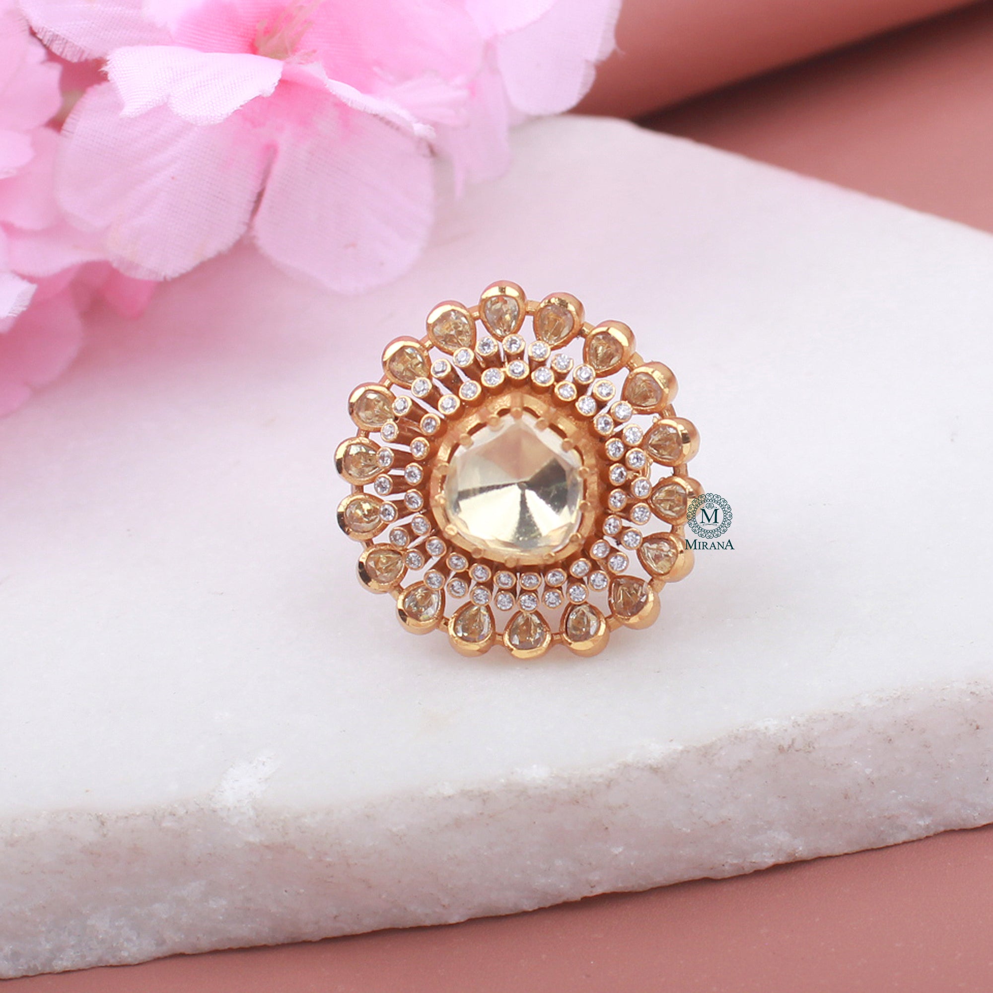 Hetal Moissanite Designer Ring