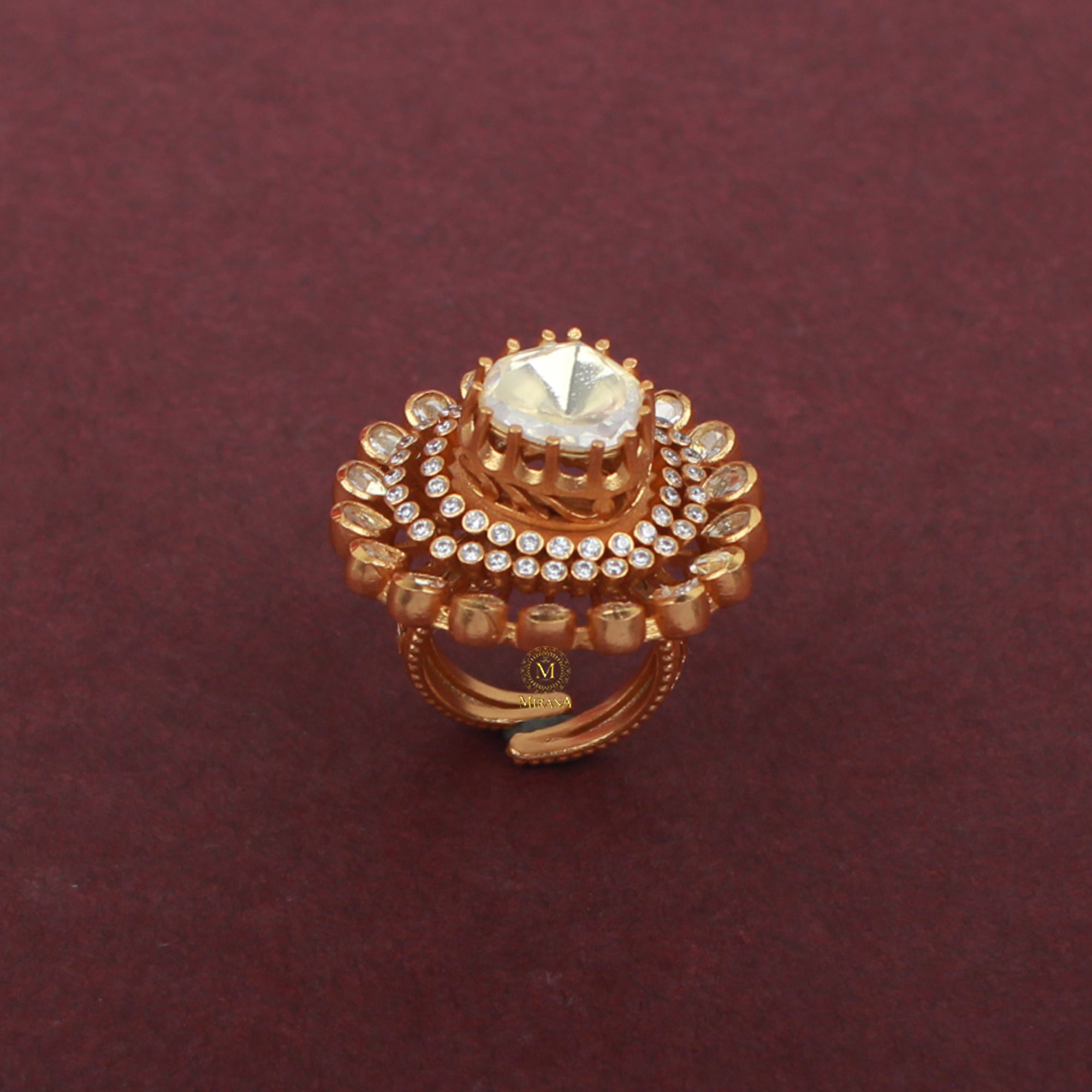 Hetal Moissanite Designer Ring