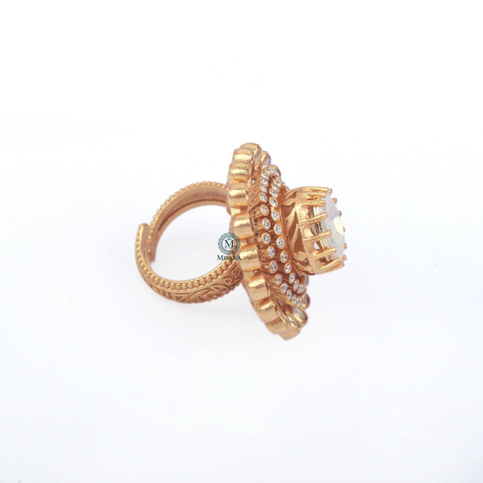 Hetal Moissanite Designer Ring
