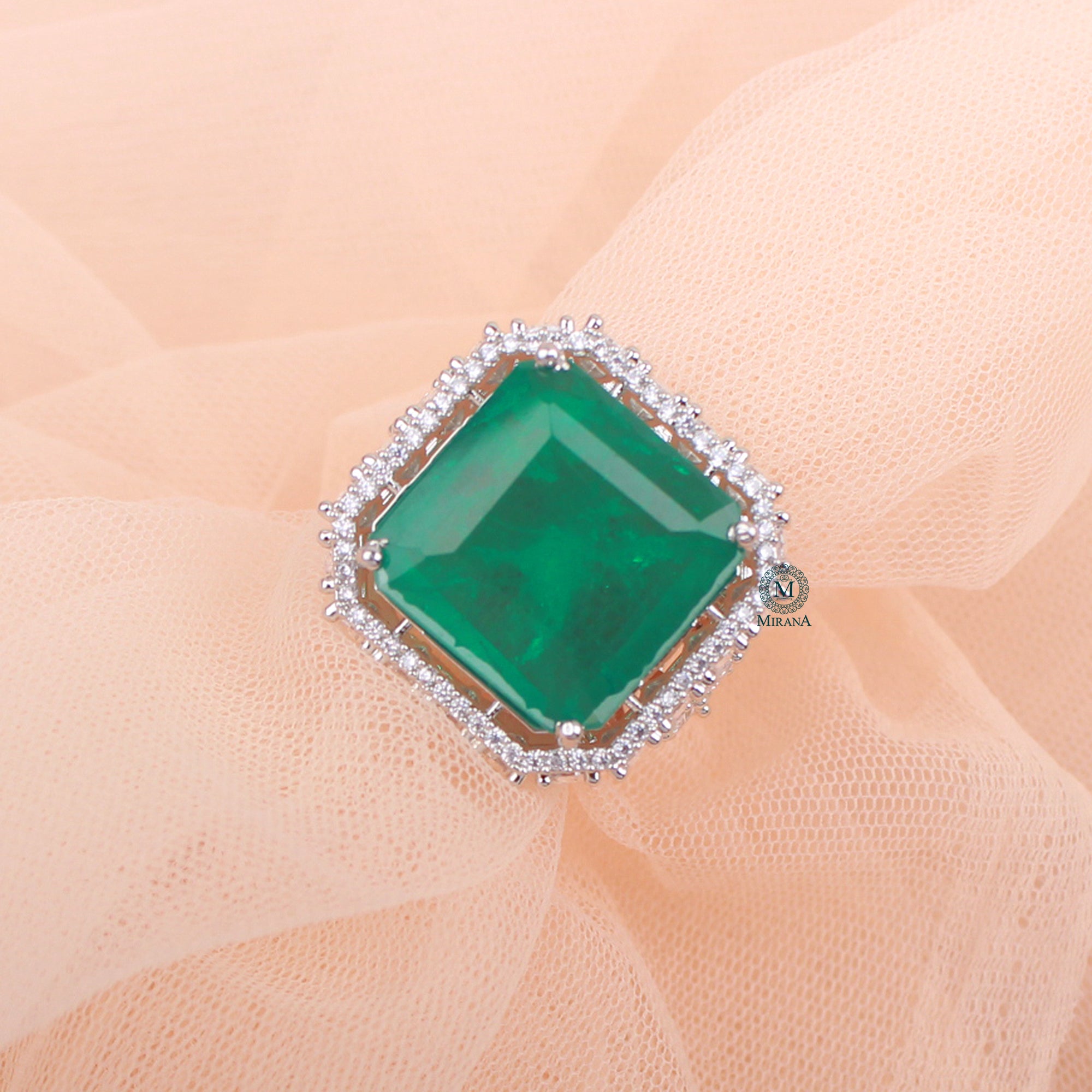 Tisha CZ Designer Ring