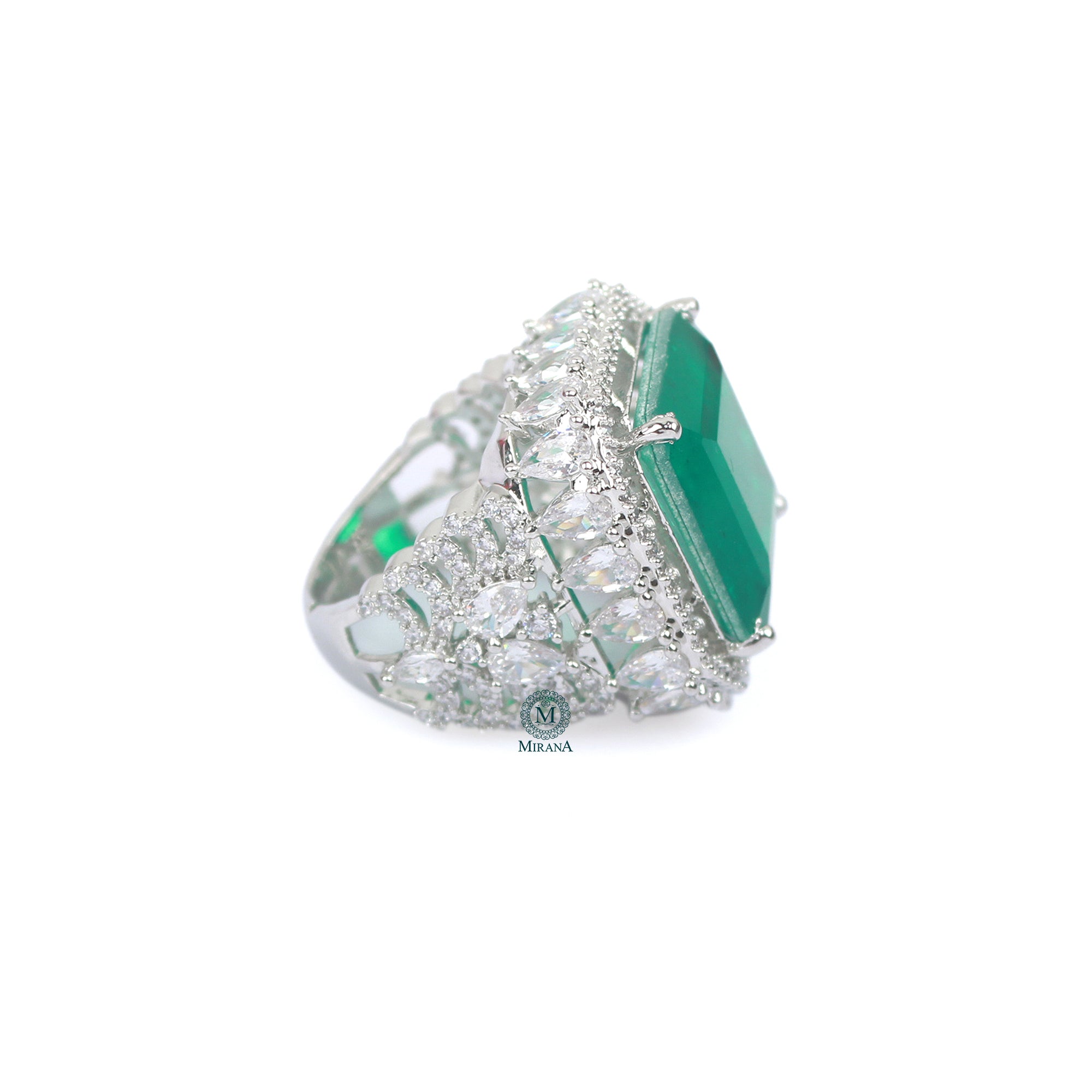 Tisha CZ Designer Ring