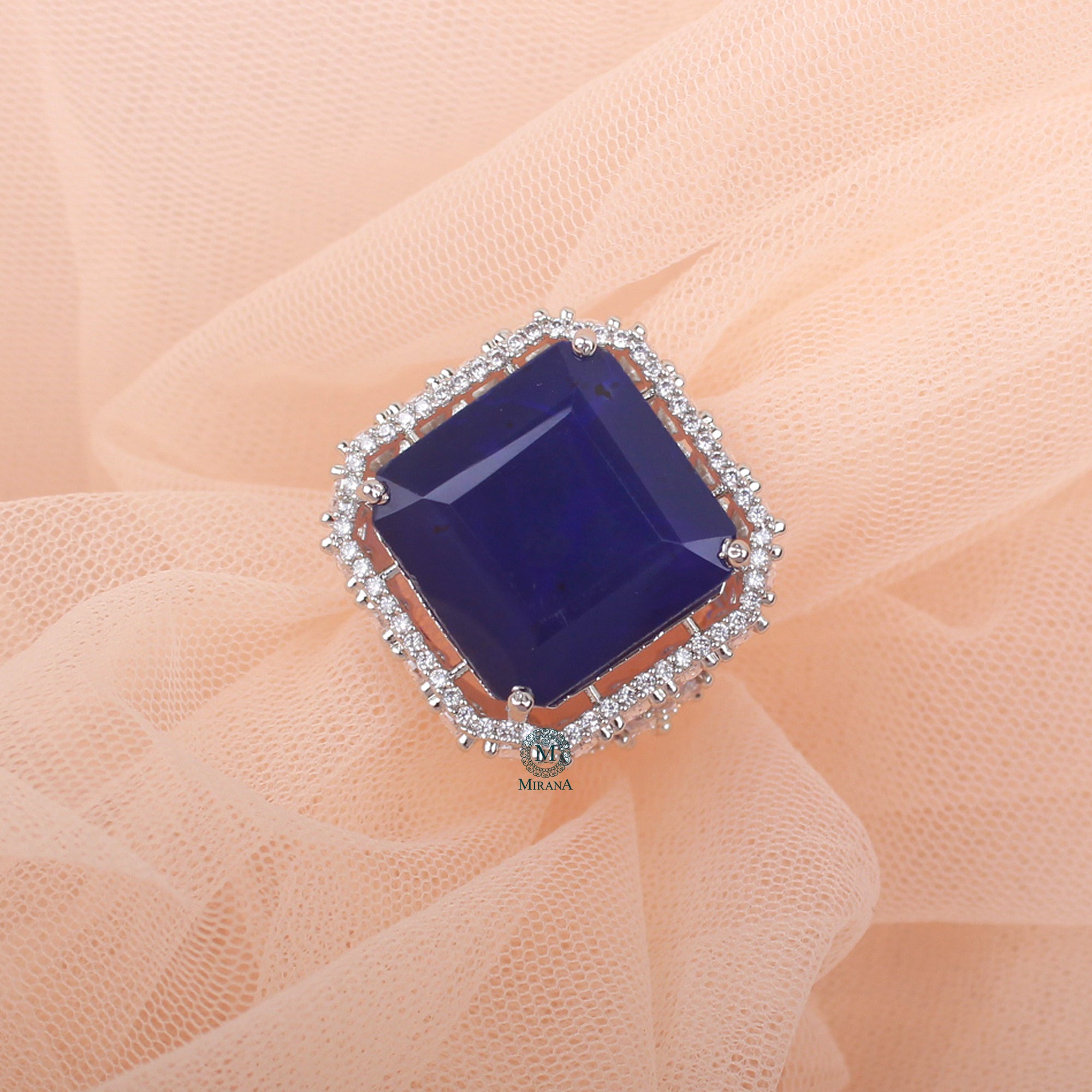 Tisha CZ Designer Ring