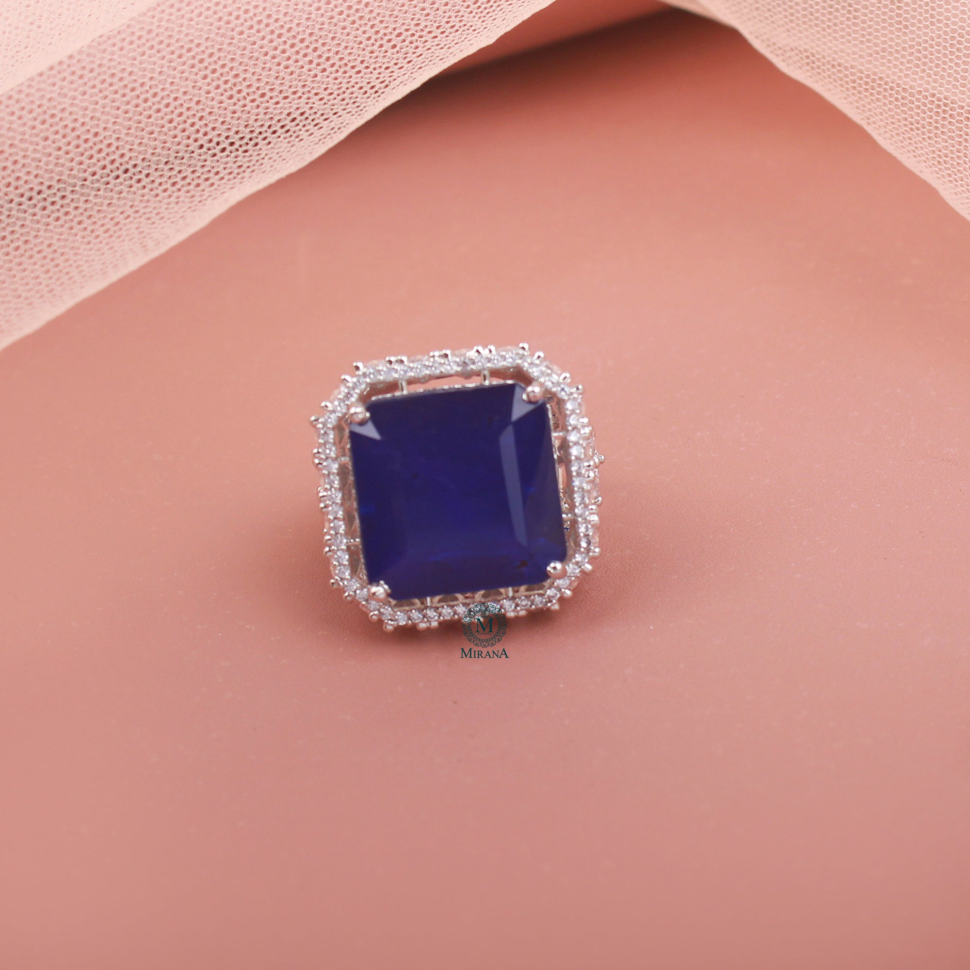 Tisha CZ Designer Ring