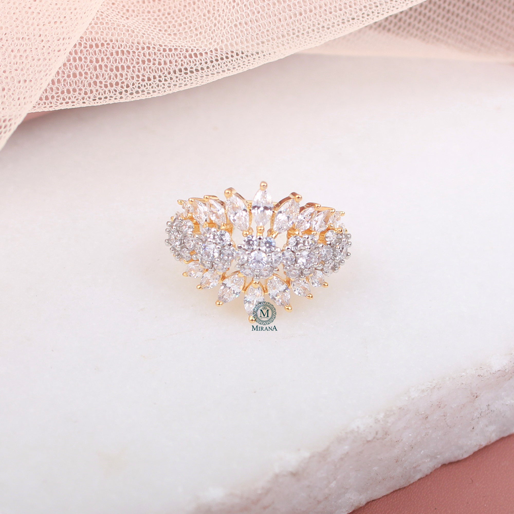 Ruhi CZ Designer Ring