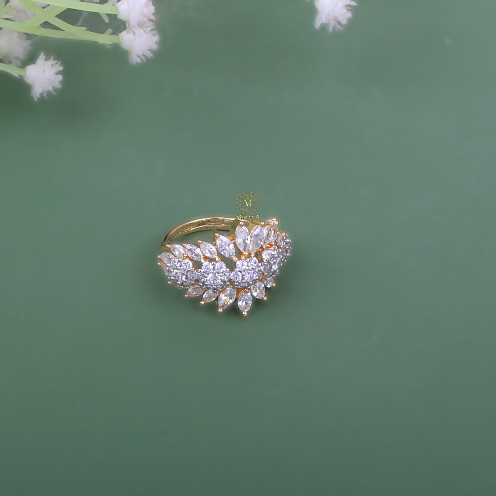 Ruhi CZ Designer Ring