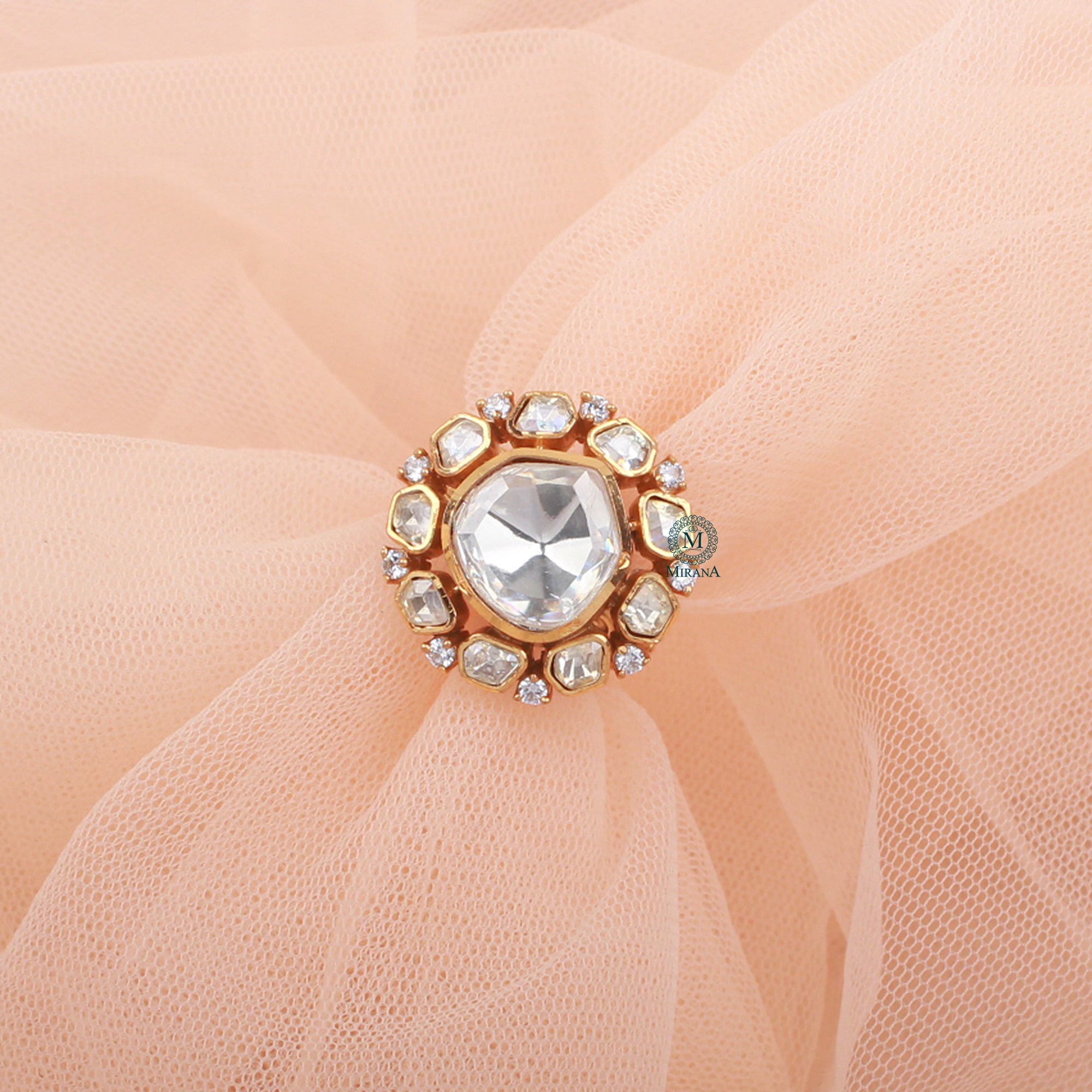 Charvi Designer Moissanite Ring