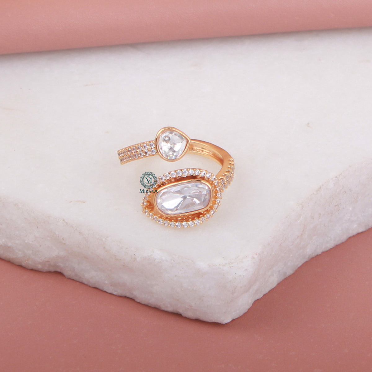 Uma Polki Designer Ring