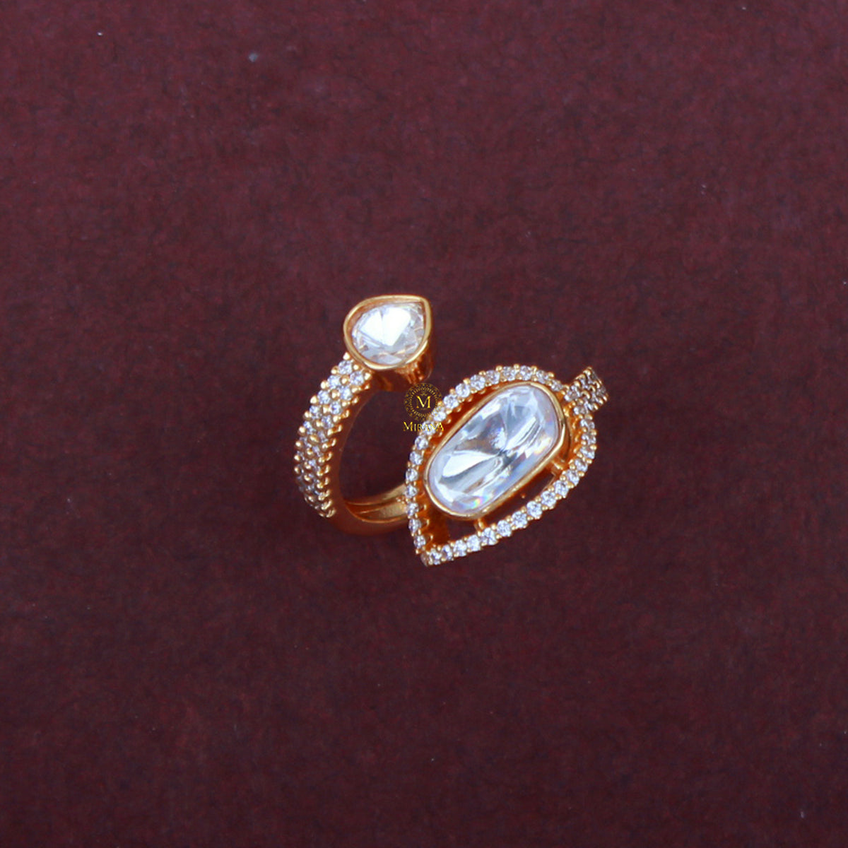 Uma Polki Designer Ring