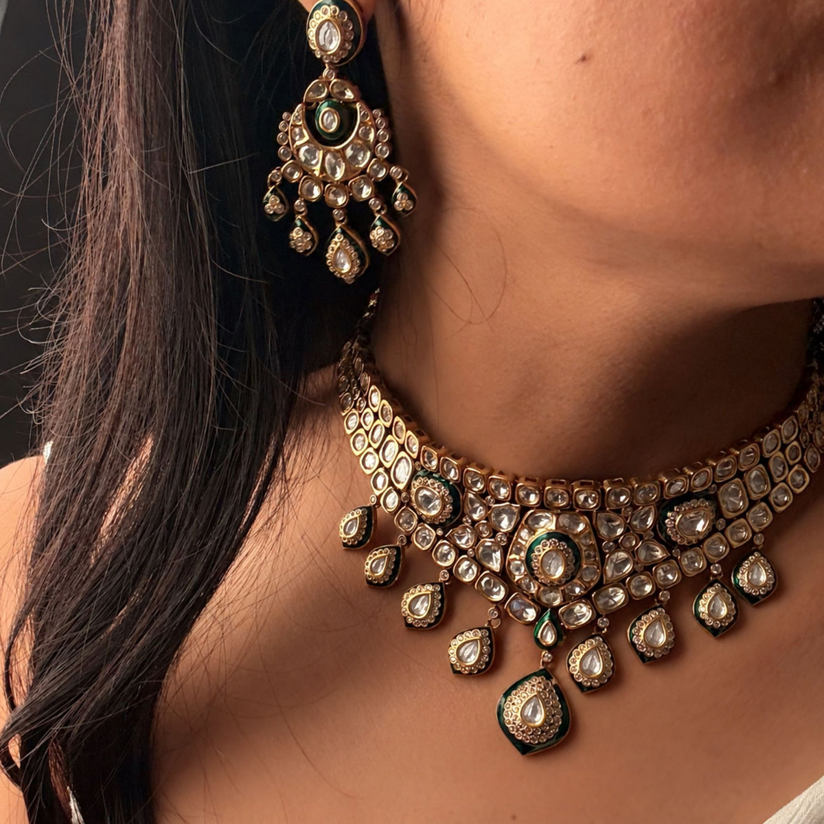Yashvi Polki Bridal Necklace Set