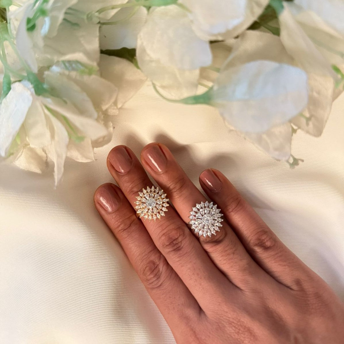 Naomi CZ Designer Ring
