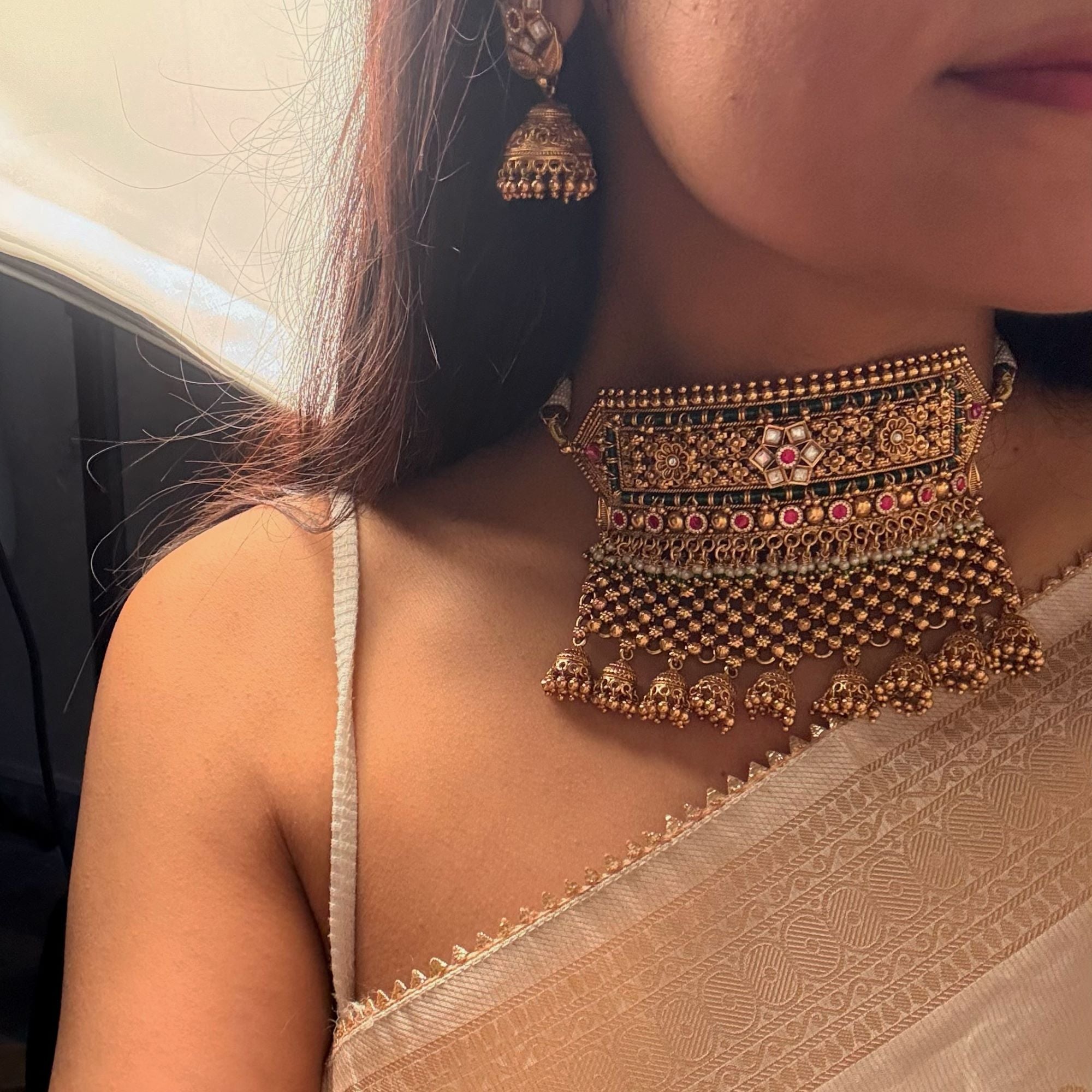 Sundari Antique Designer Choker Set