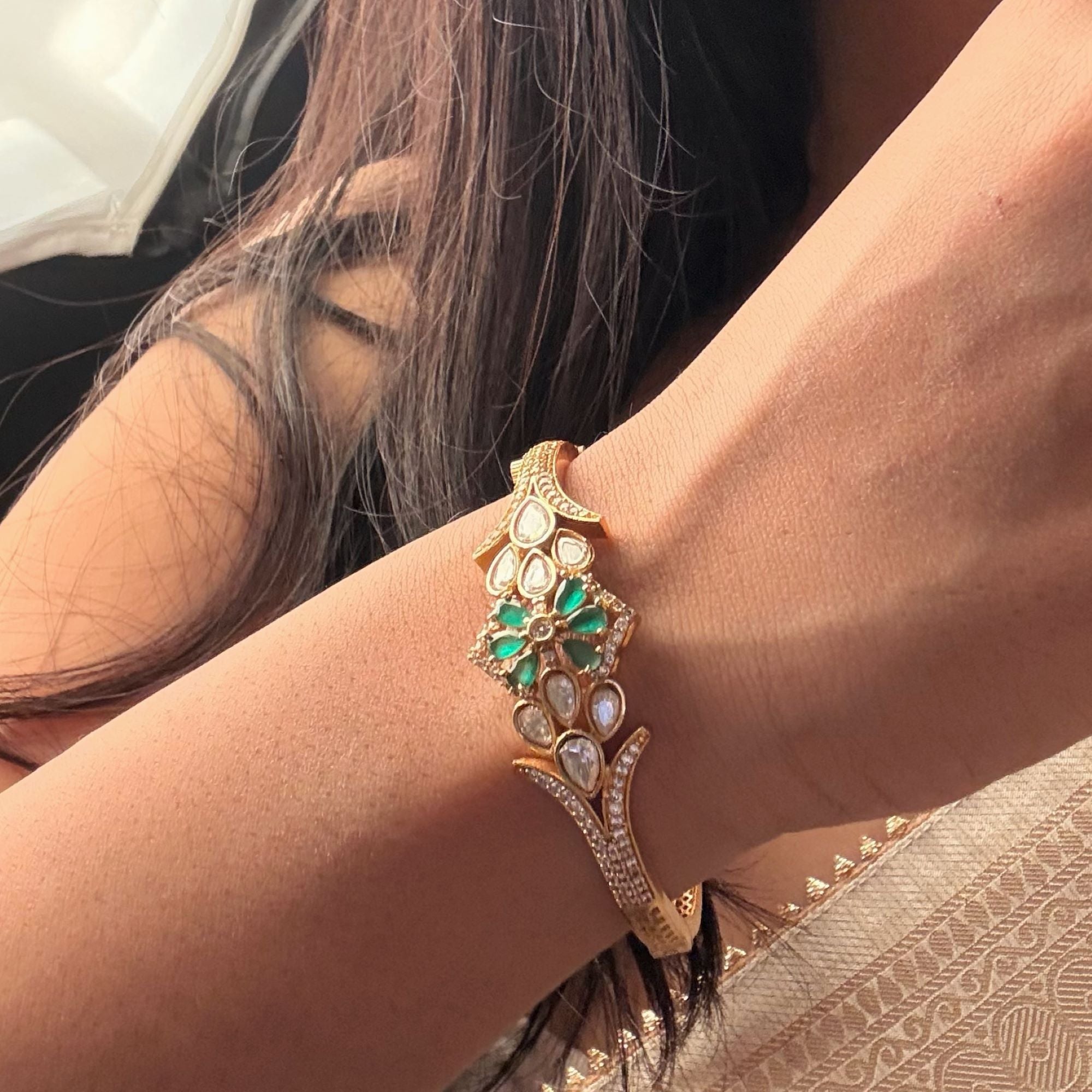 Janvi Moissanite Designer Bracelet