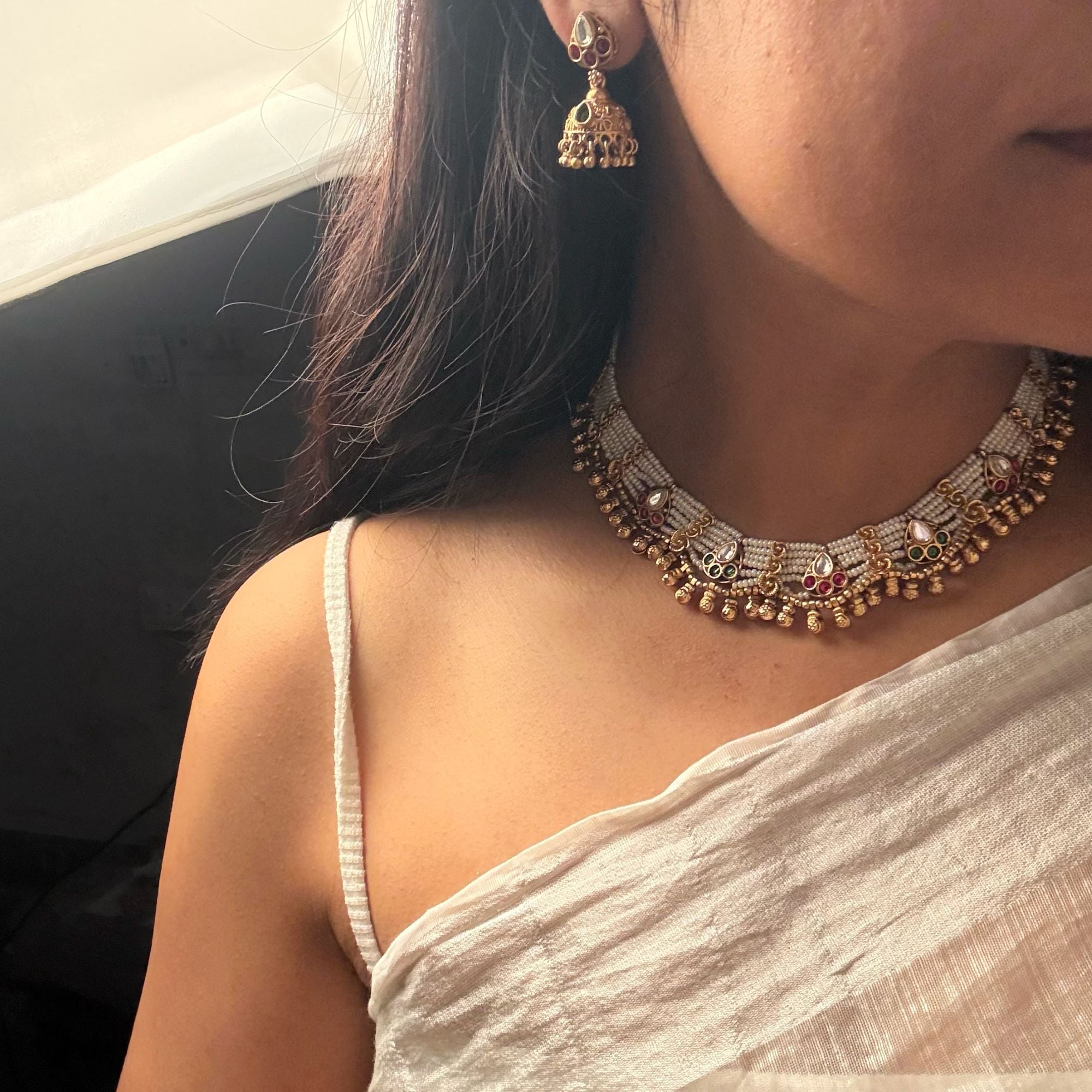 Drishti Antique Designer Necklace Set